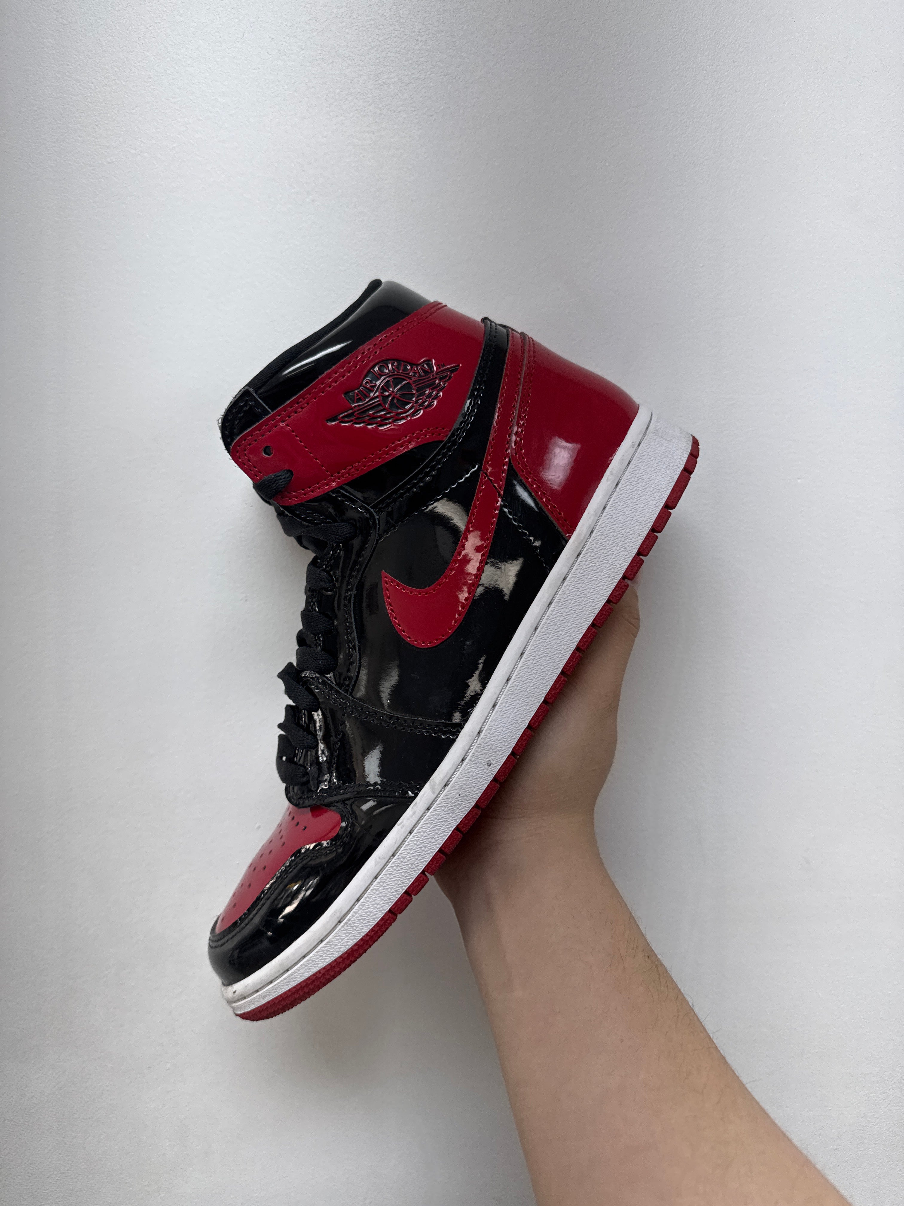 Jordan 1 Patent Bred Sneakers