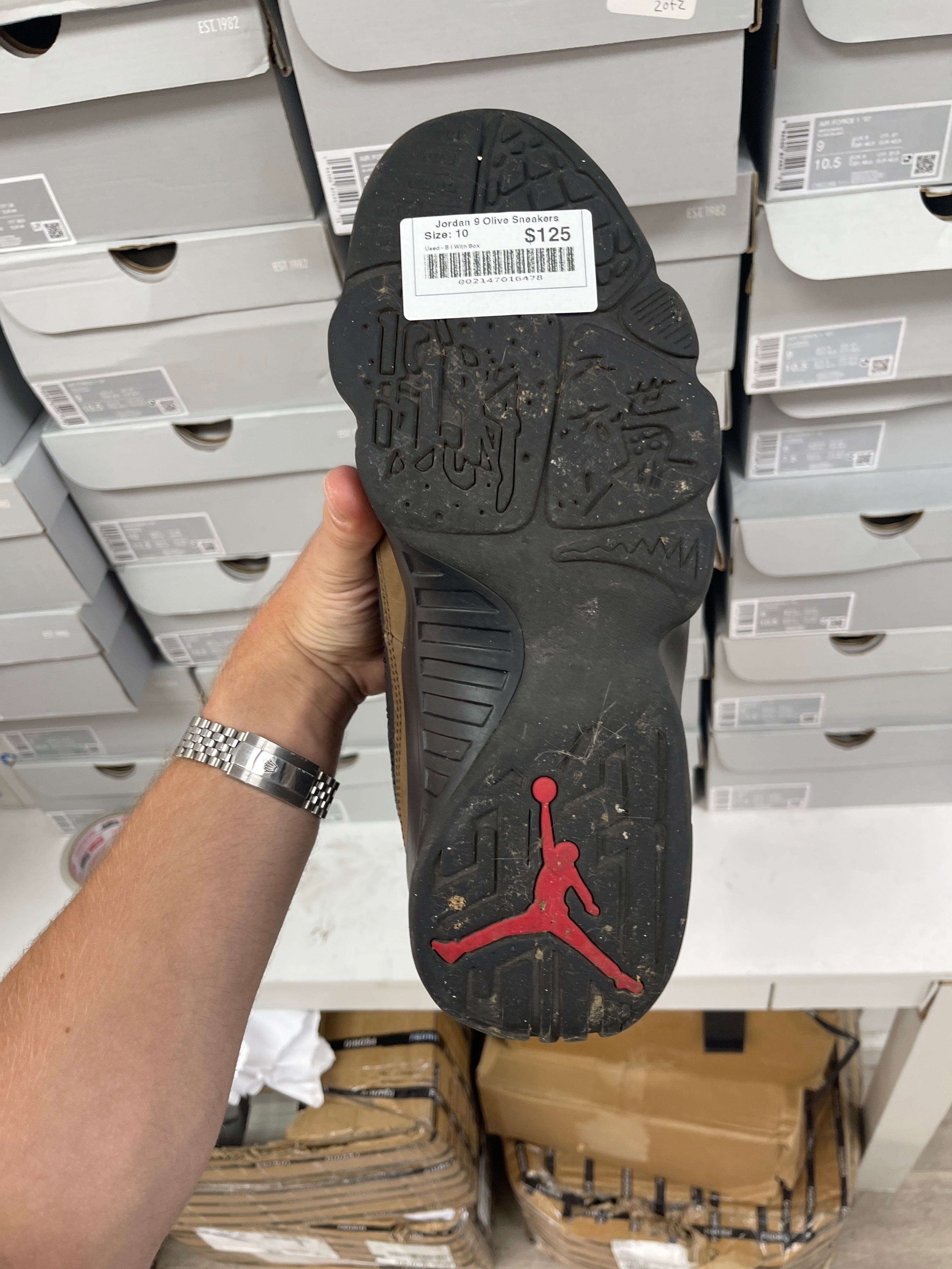 Jordan 9 Olive Sneakers