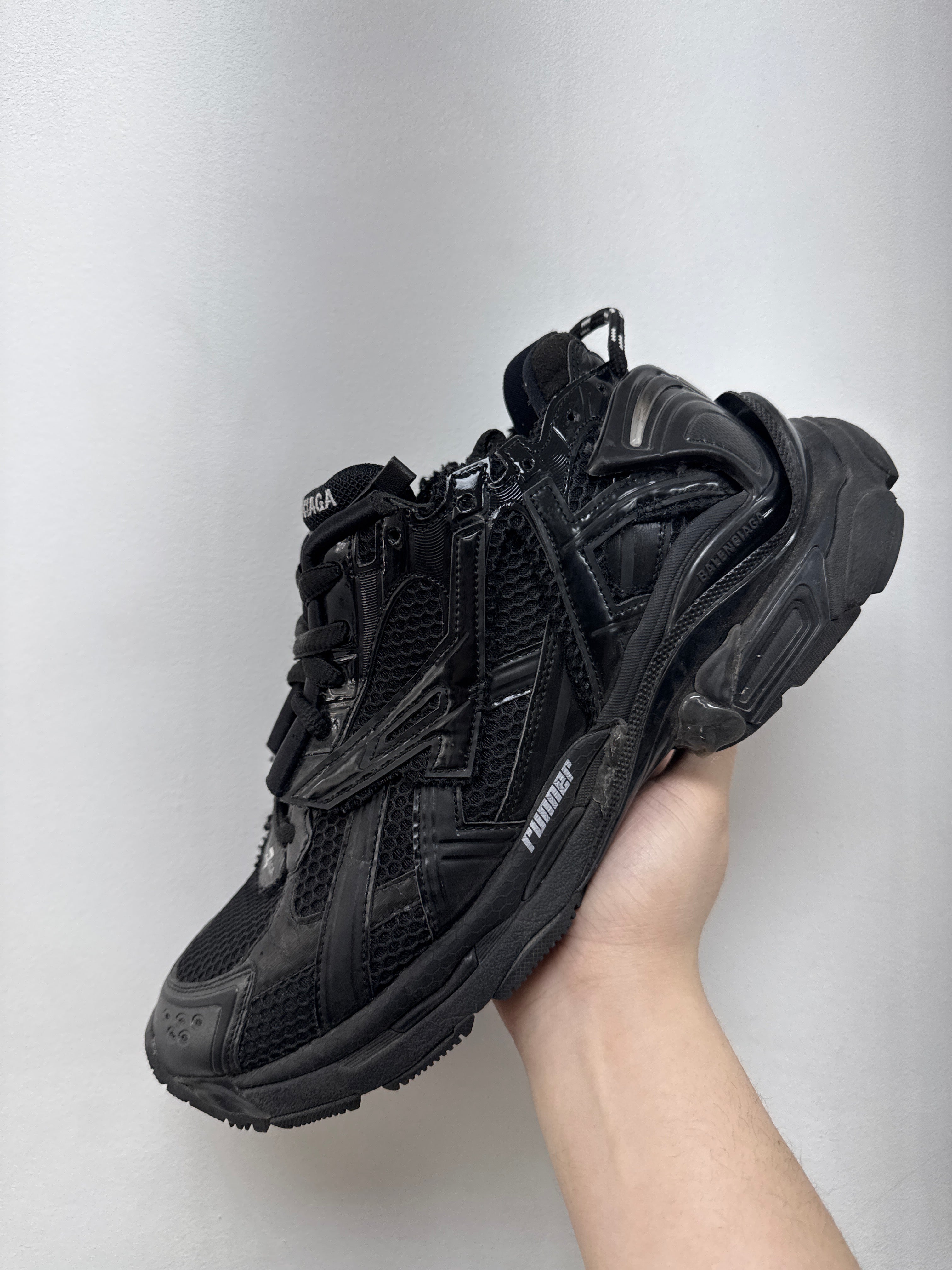 Balenciaga Triple Black Runner Sneakers