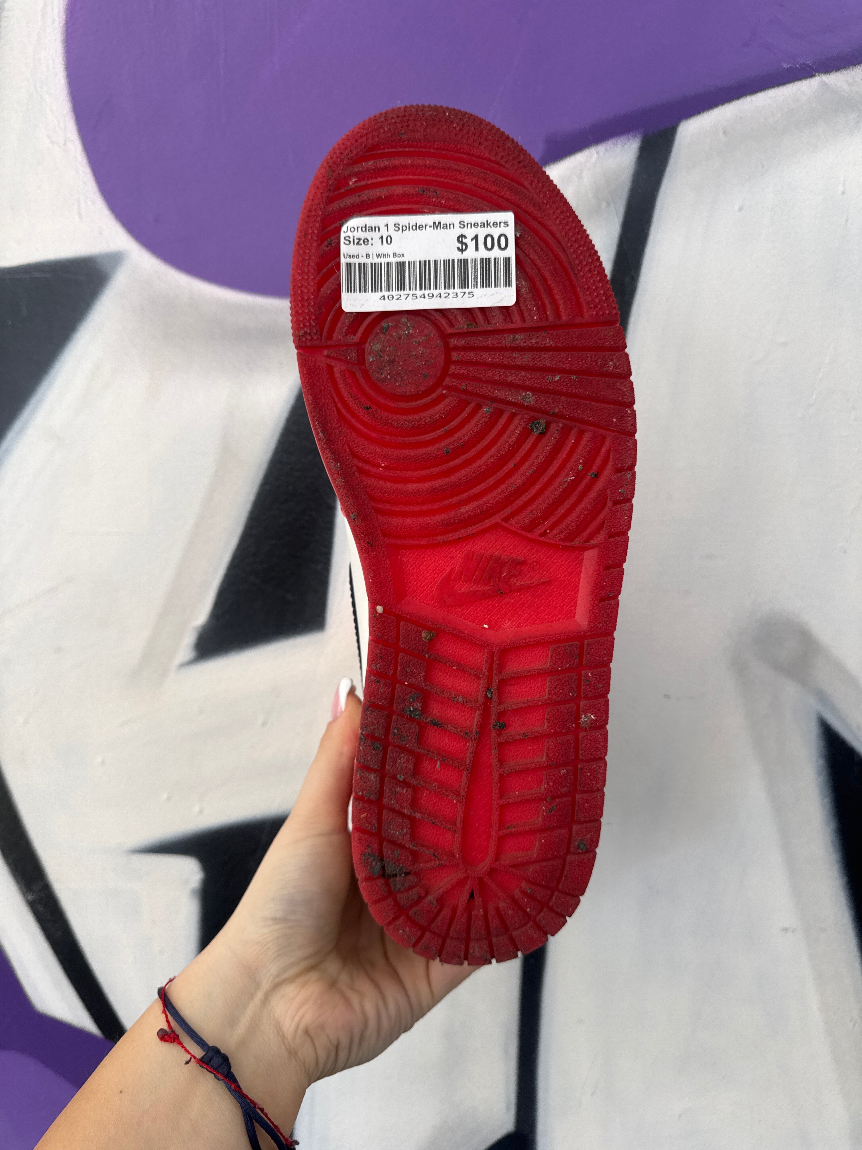 Jordan 1 Spider-Man Sneakers