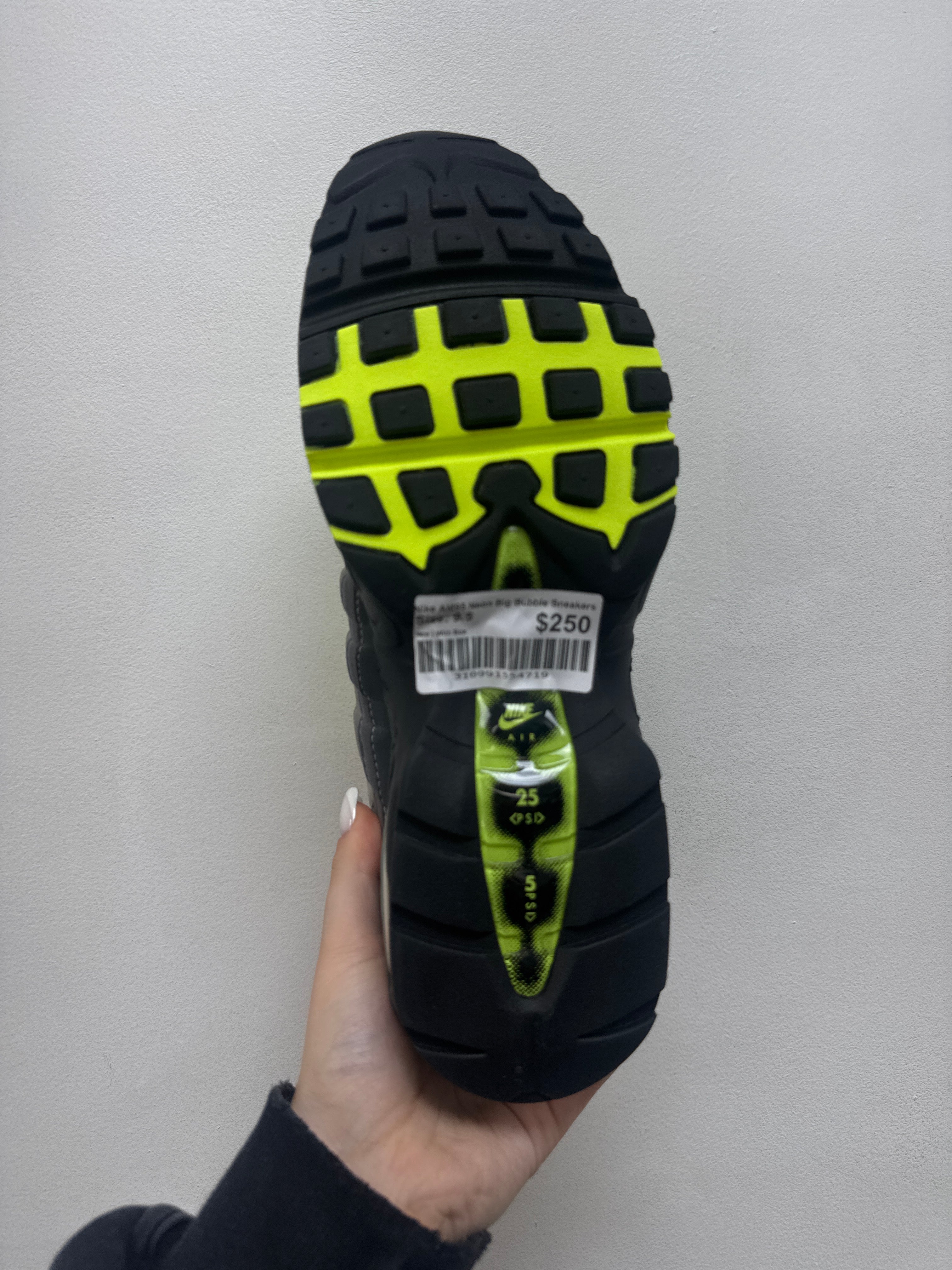 Nike AM95 Neon Big Bubble Sneakers