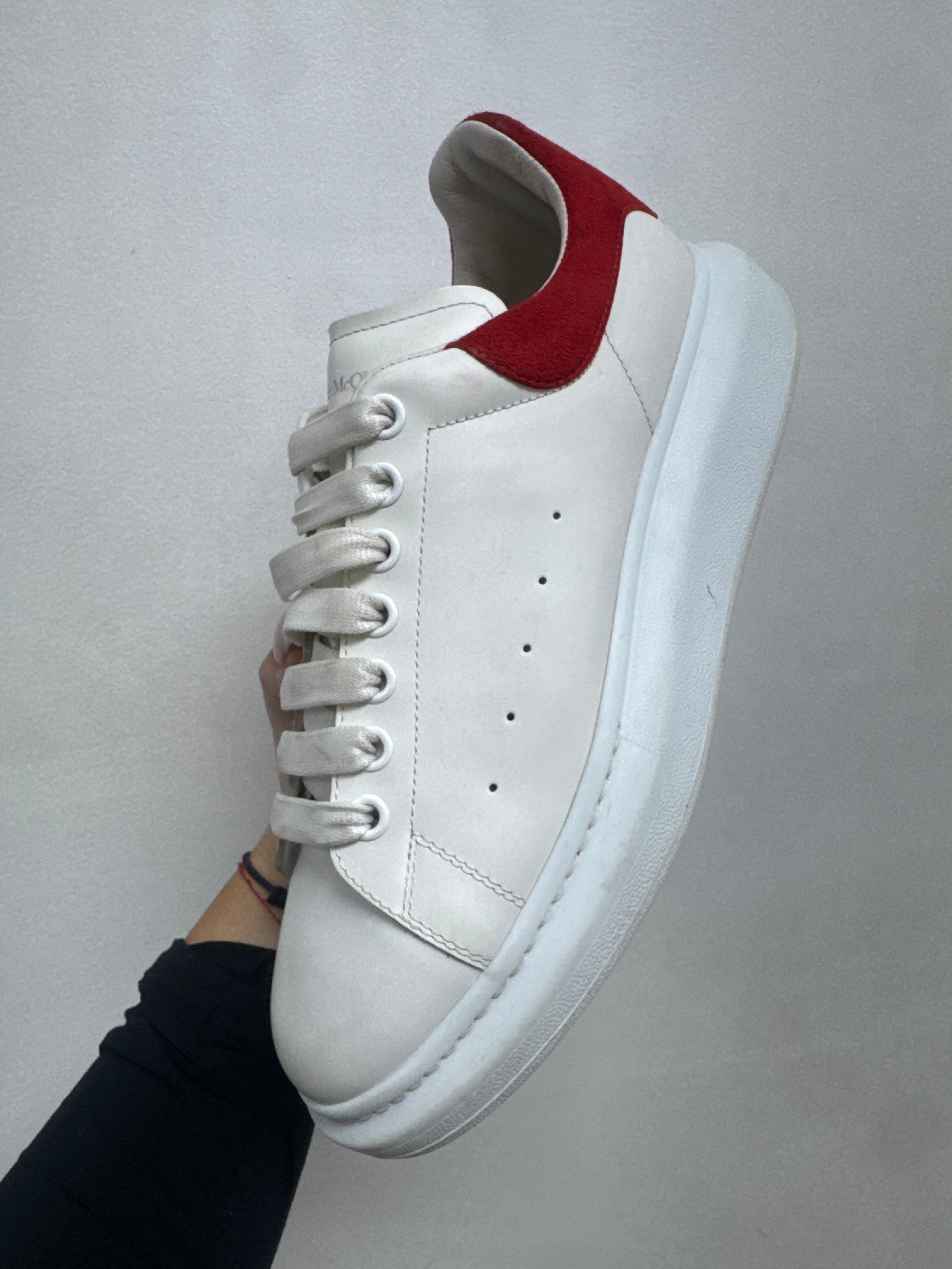 Alexander Mcqueen White Red Sneakers