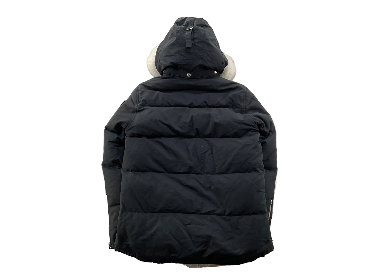 Moose Knuckles Black White Fur 3Q Parka