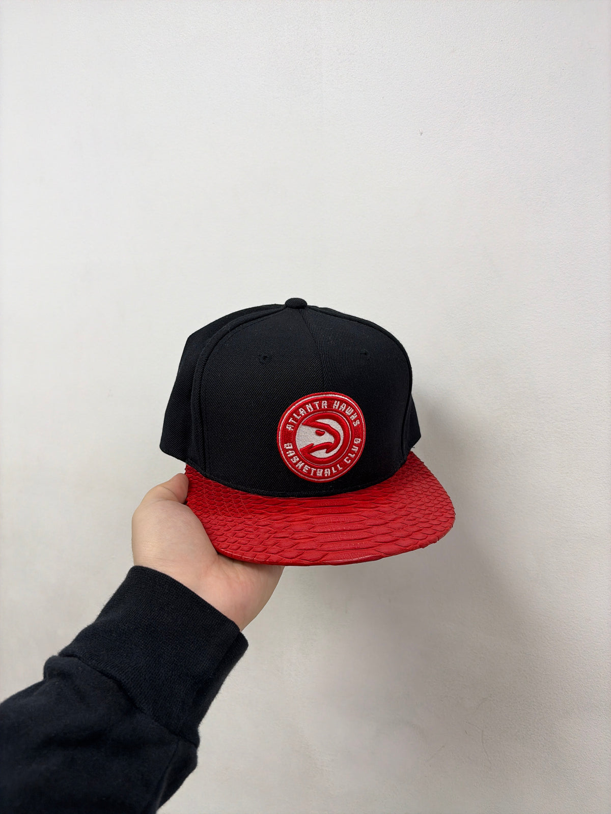 Just Don Black Red Atlanta Hawks Hat