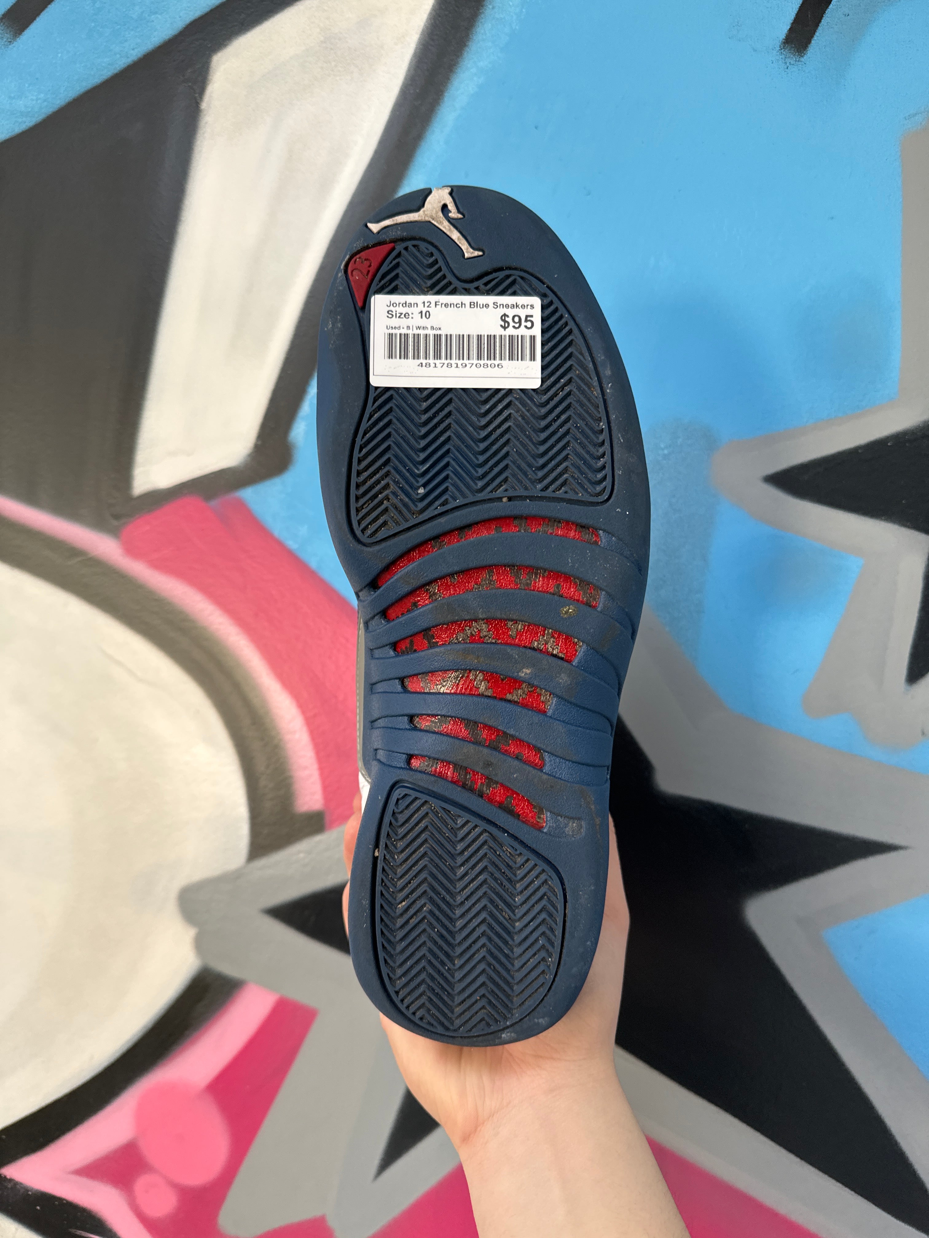 Jordan 12 French Blue Sneakers