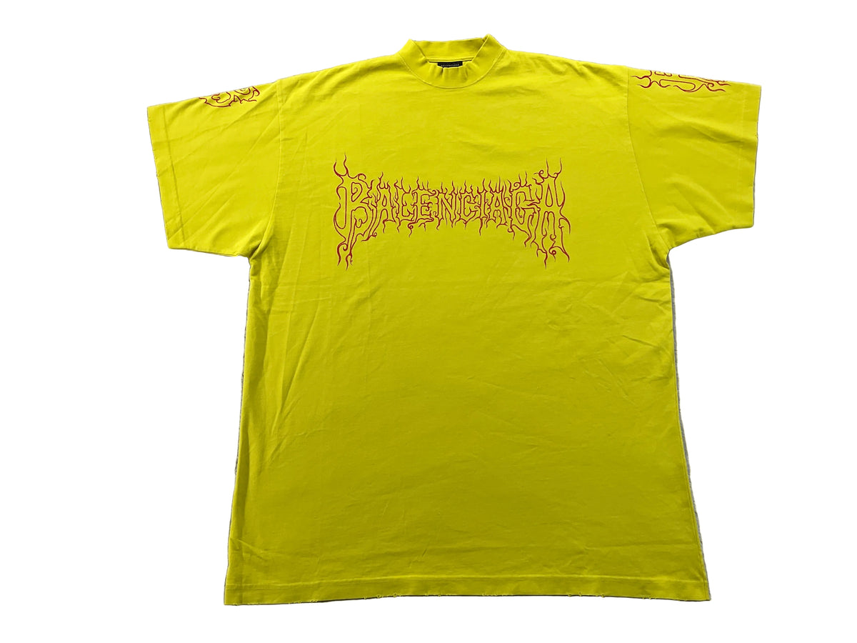 Balenciaga Yellow Surfer (4) Tee