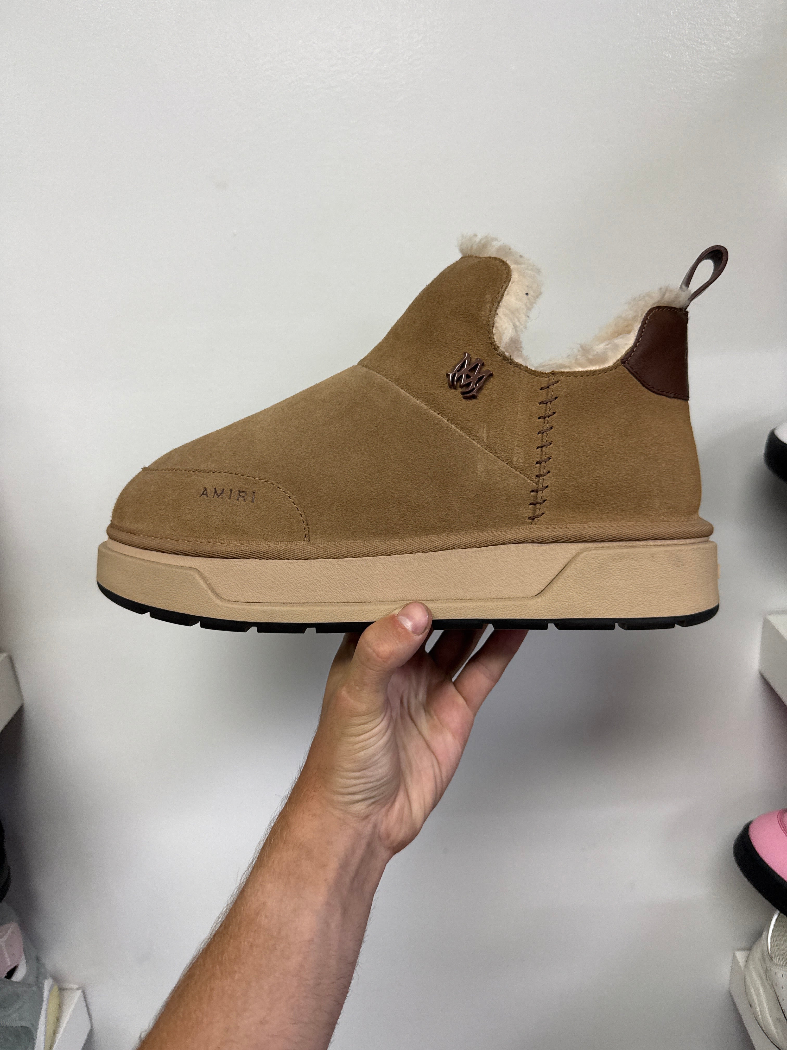 Amiri Ugg Sneakers Brown New 12 With Box