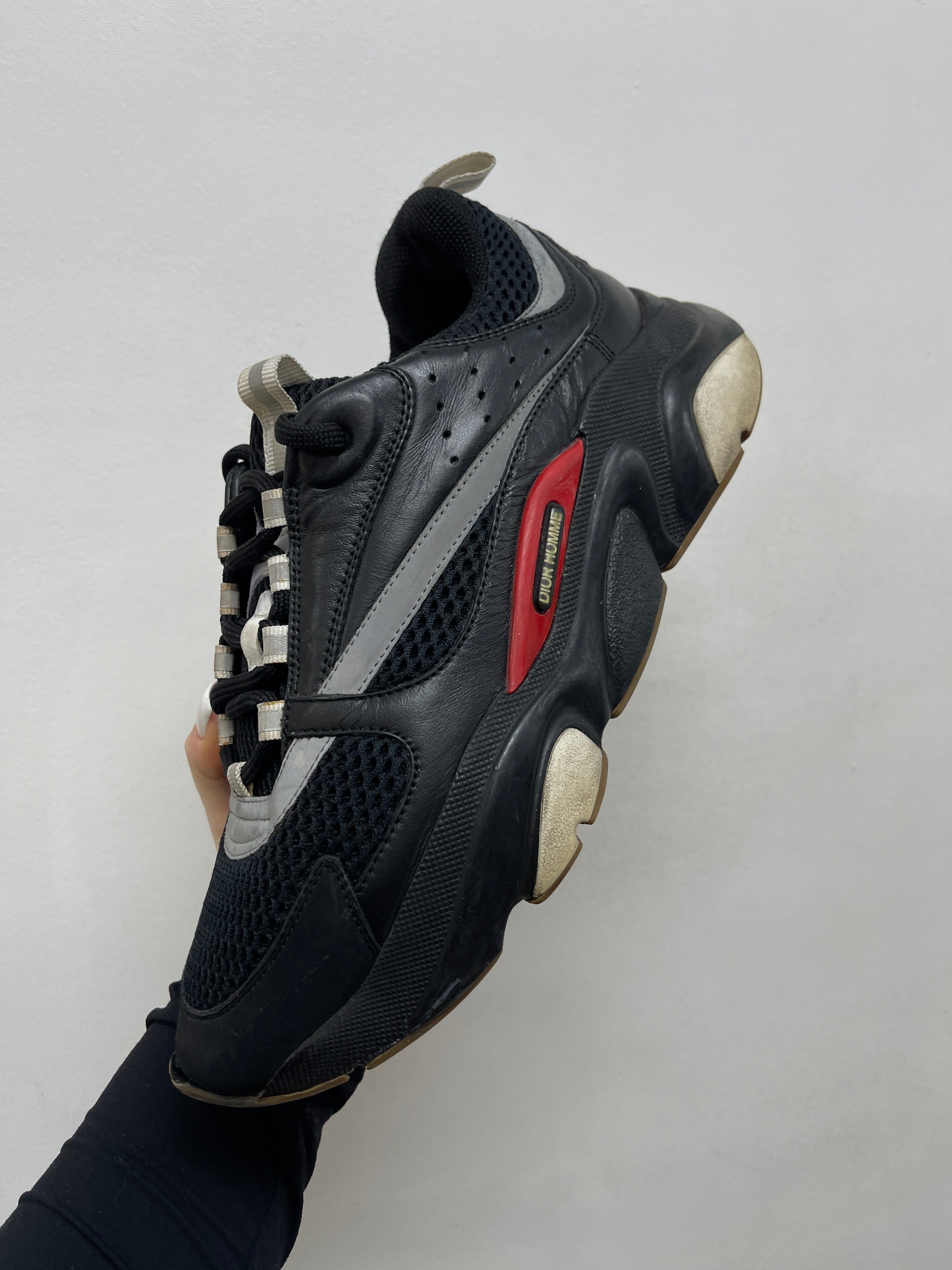 Dior B22 Black Red Dior Homme Sneakers
