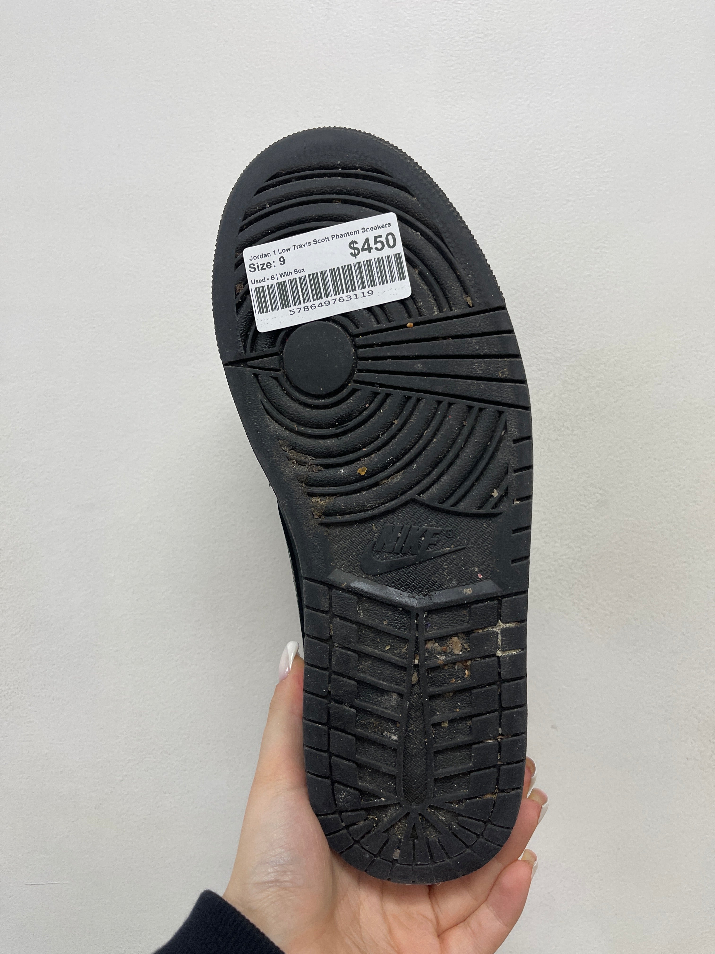 Jordan 1 Low Travis Scott Phantom Sneakers