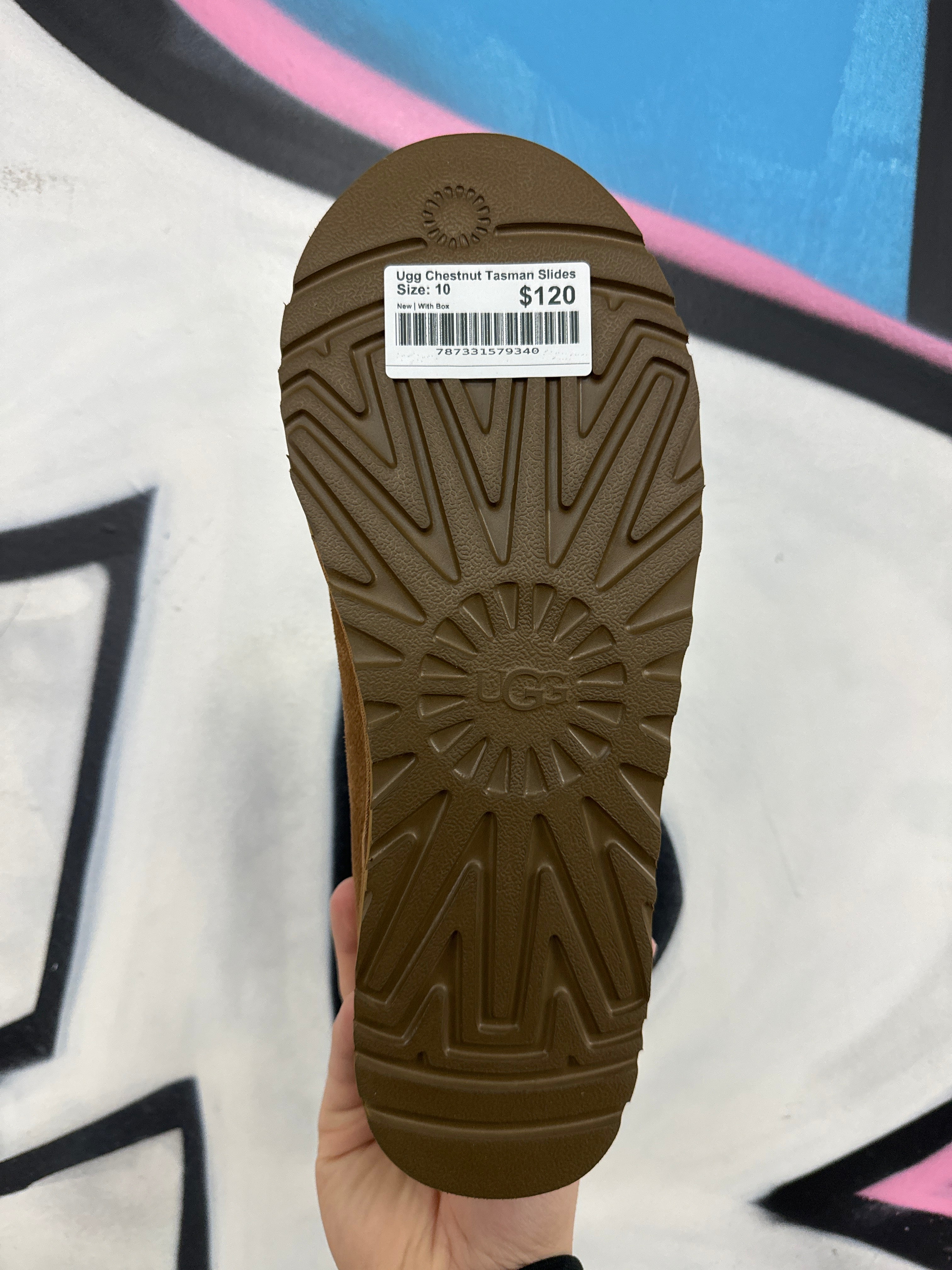 Ugg Chestnut Tasman Slides