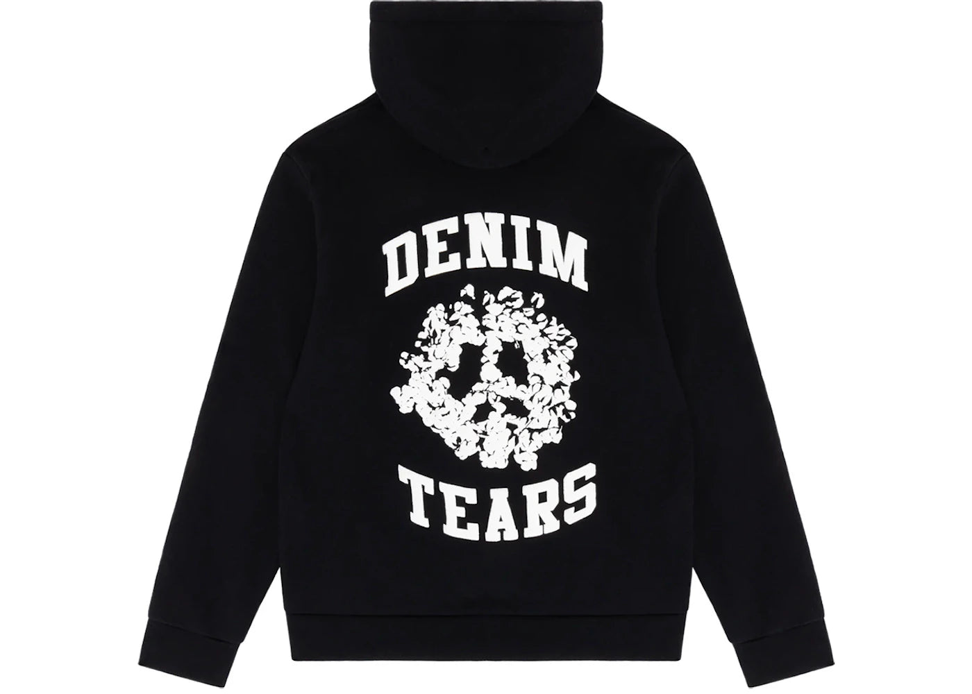 Denim Tears University Zip Up Black
