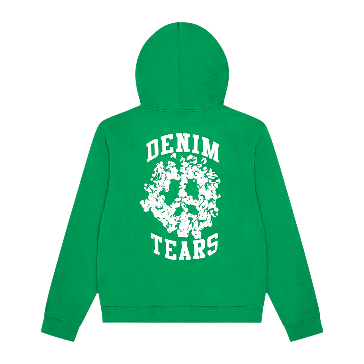 Denim Tears 'University' Green Zip Up Hoodie