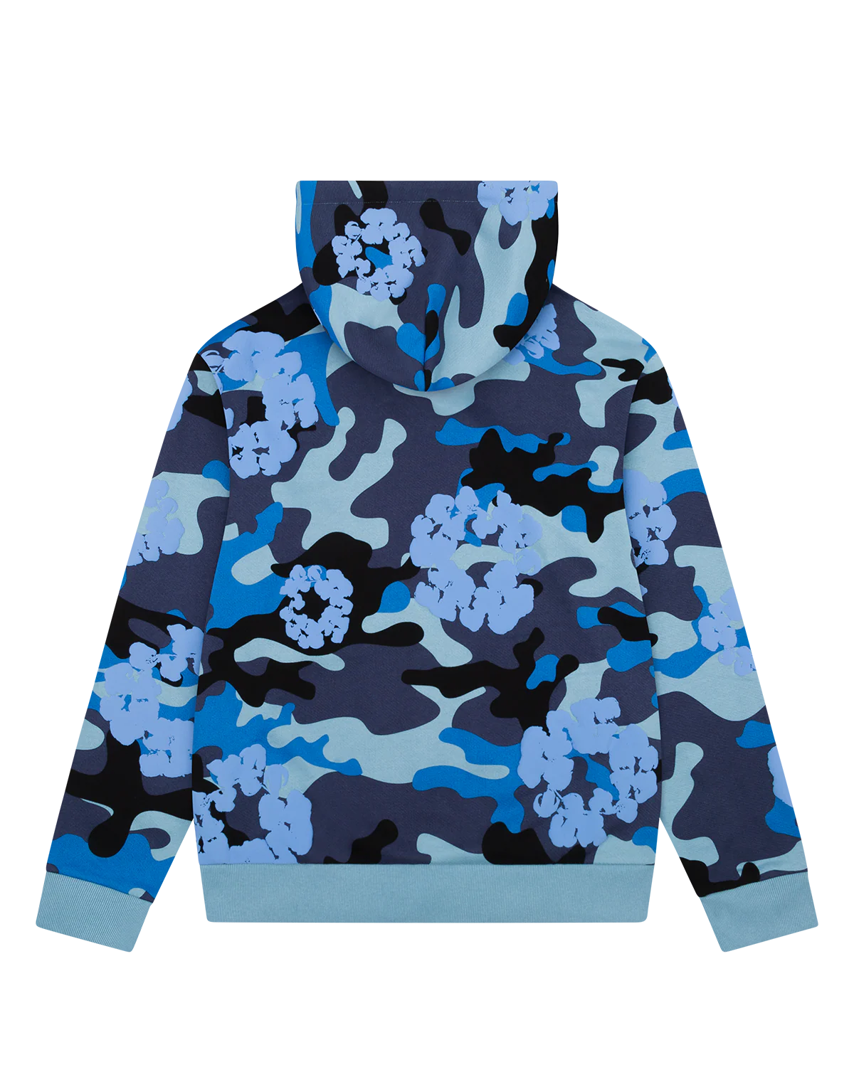 Denim Tears 'Camo Wreath' Blue Hoodie