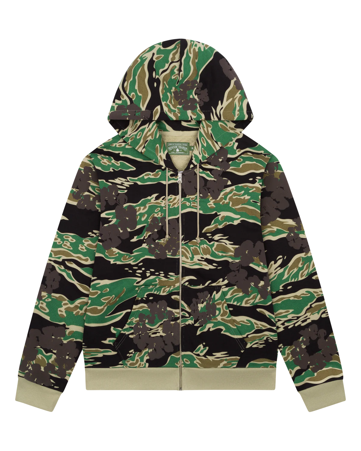 Denim Tears 'Camo Wreath' Green Hoodie