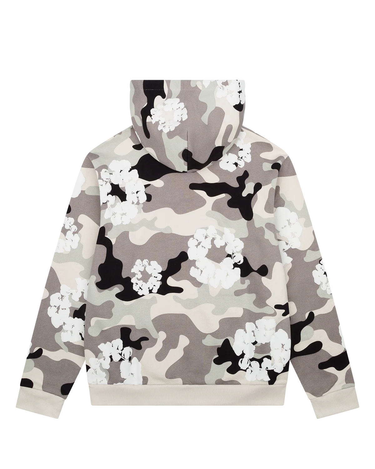 Denim Tears 'Camo Wreath' White Hoodie
