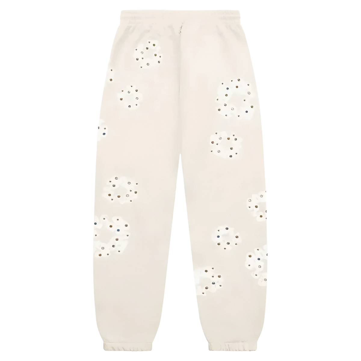 Denim Tears 'Cotton Wreath' Cream Rhinestone Sweats