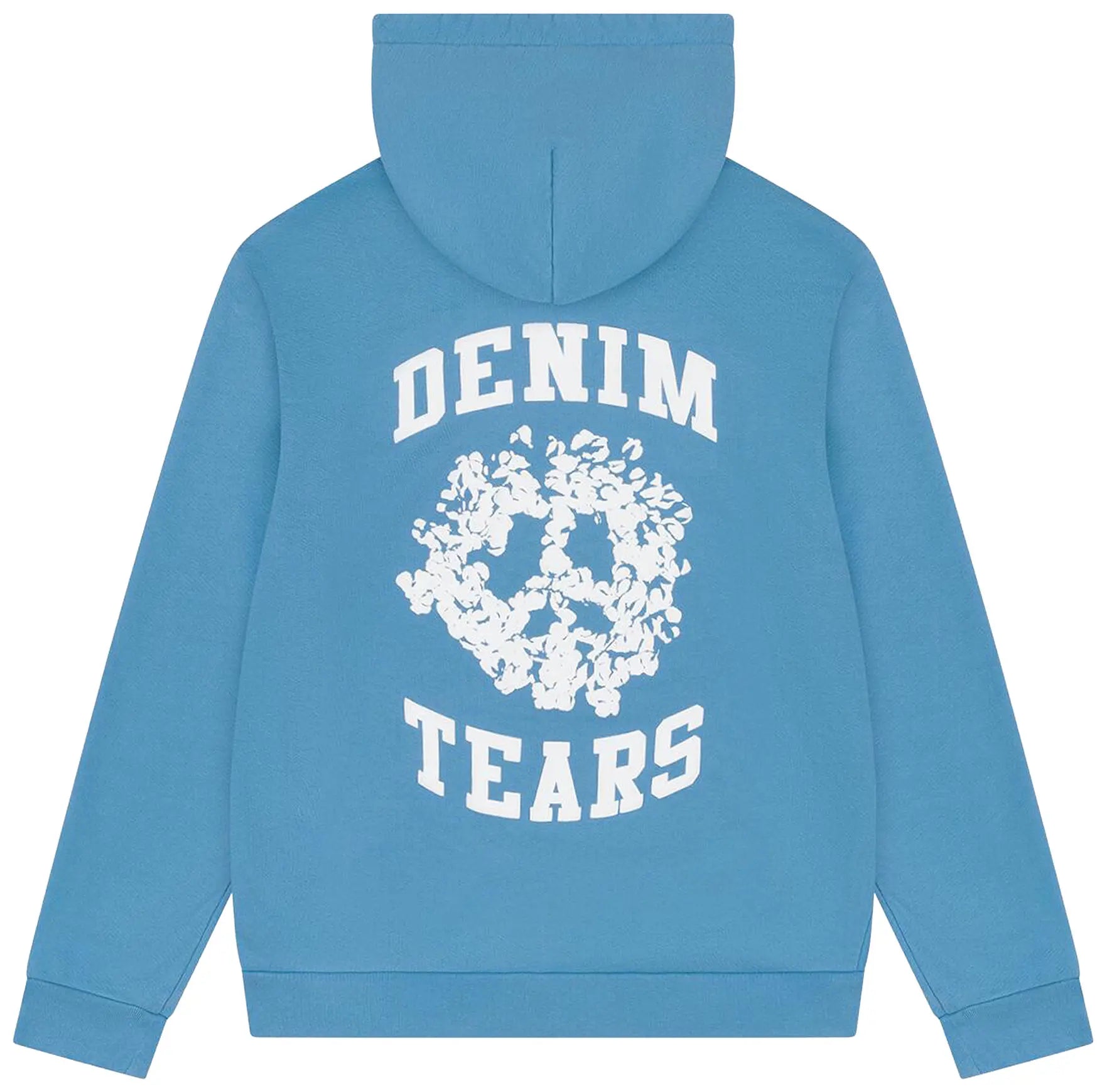 Denim Tears 'University' Light Blue Zip Up Hoodie