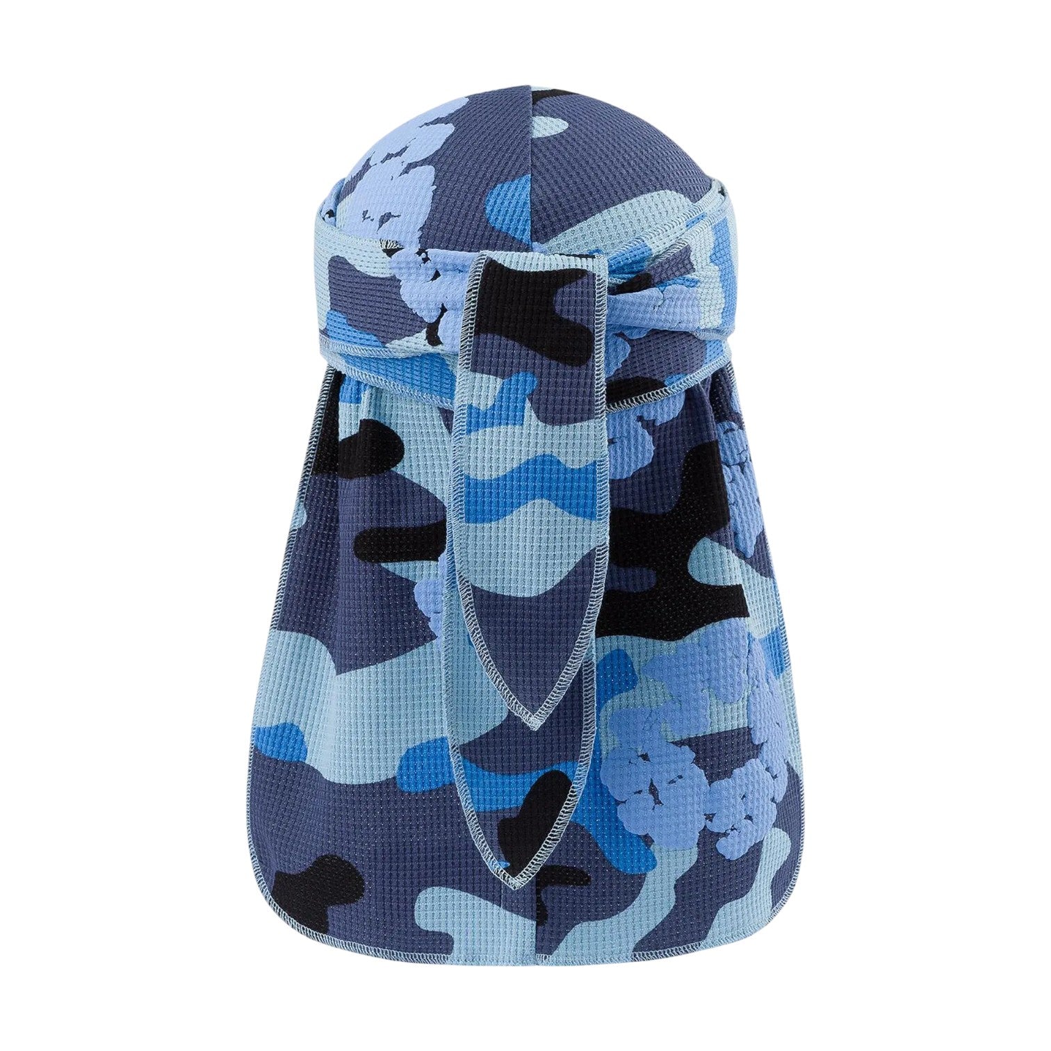 Denim Tears 'Wreath Camo' Blue Durag