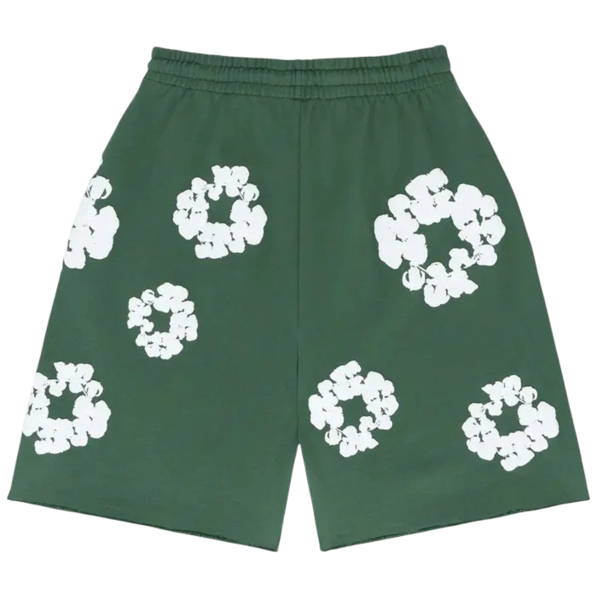 Denim Tears 'Cotton Wreath' Green/White Shorts