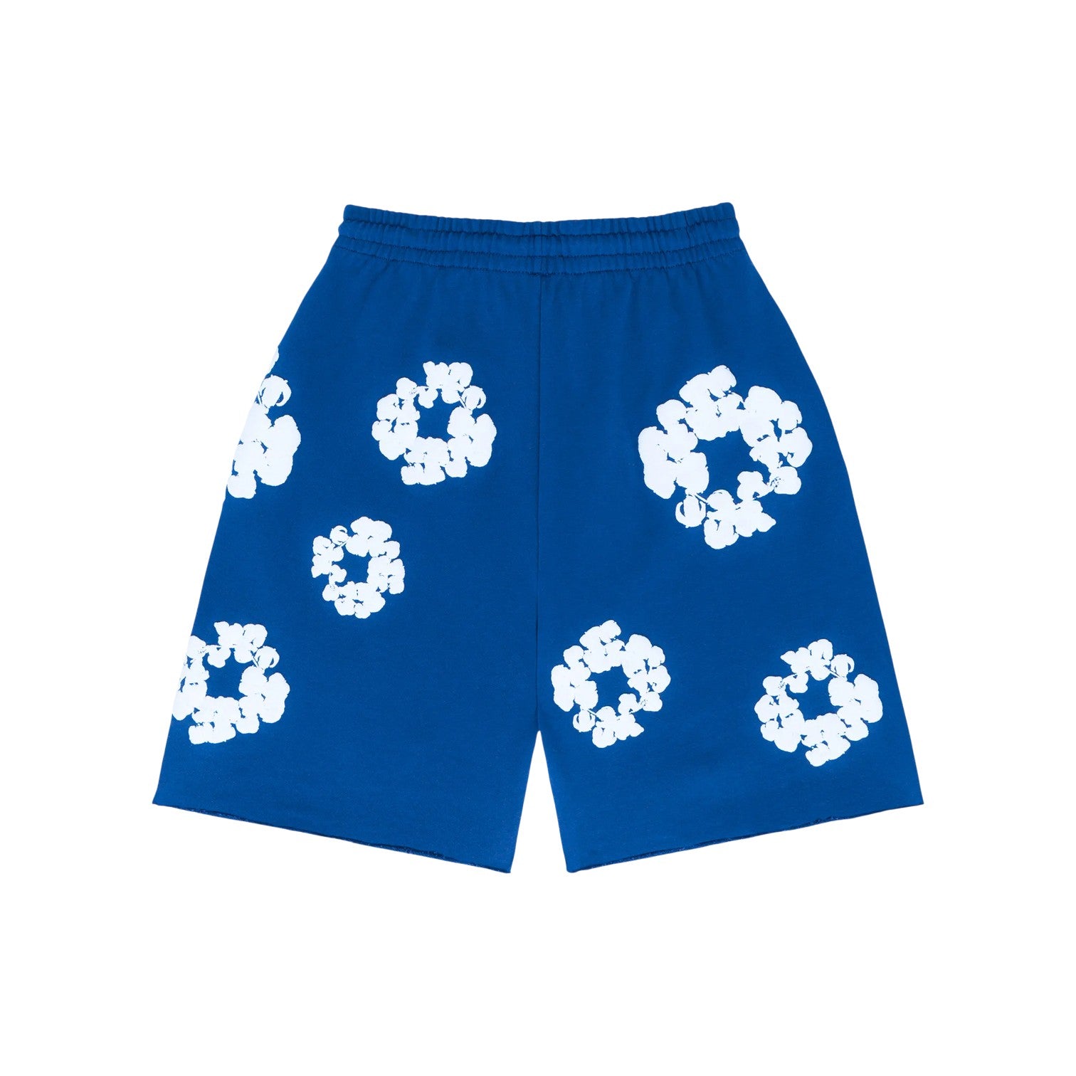 Denim Tears 'Wreath' Royal Blue & White Shorts