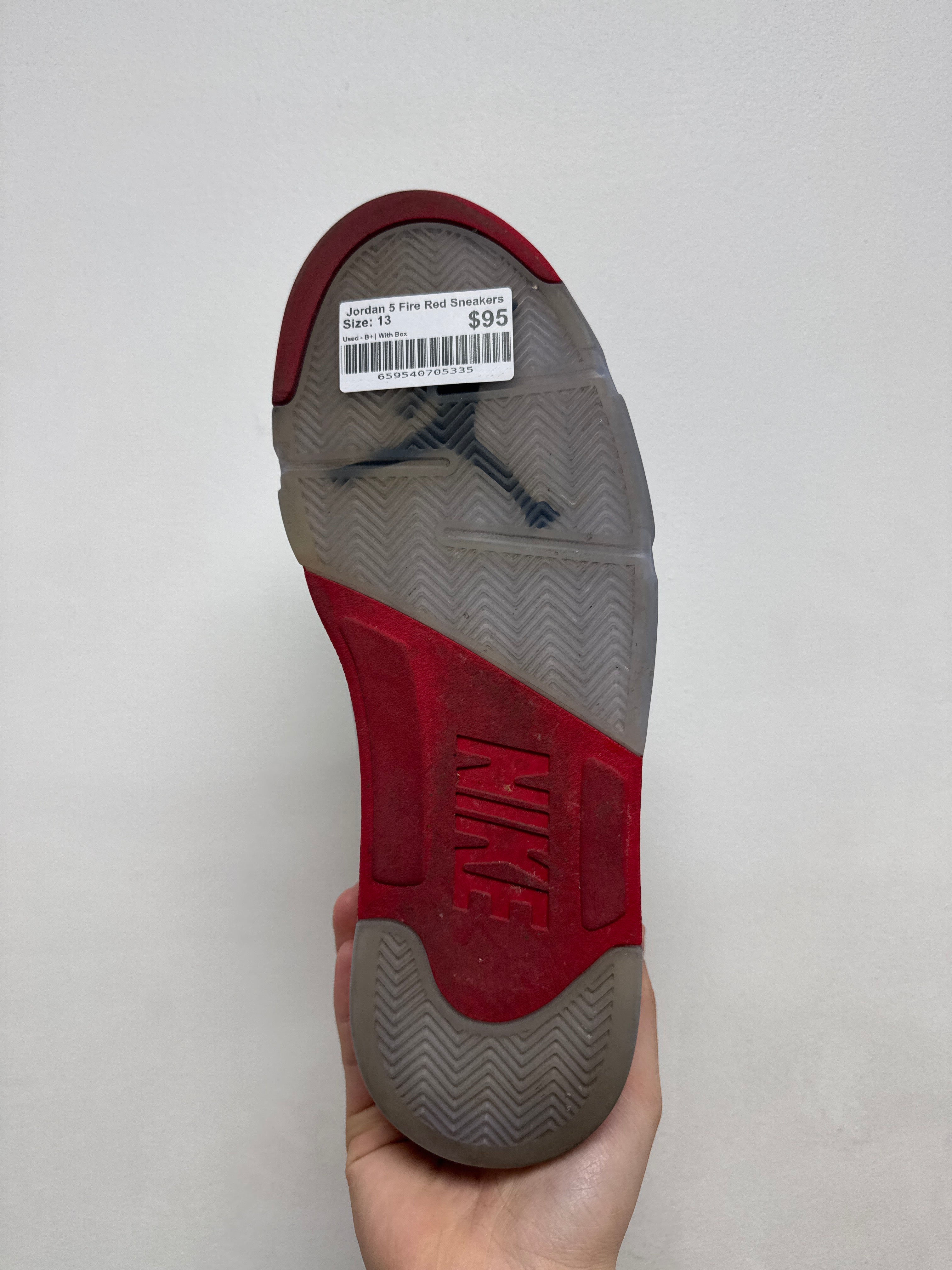 Jordan 5 Fire Red Sneakers