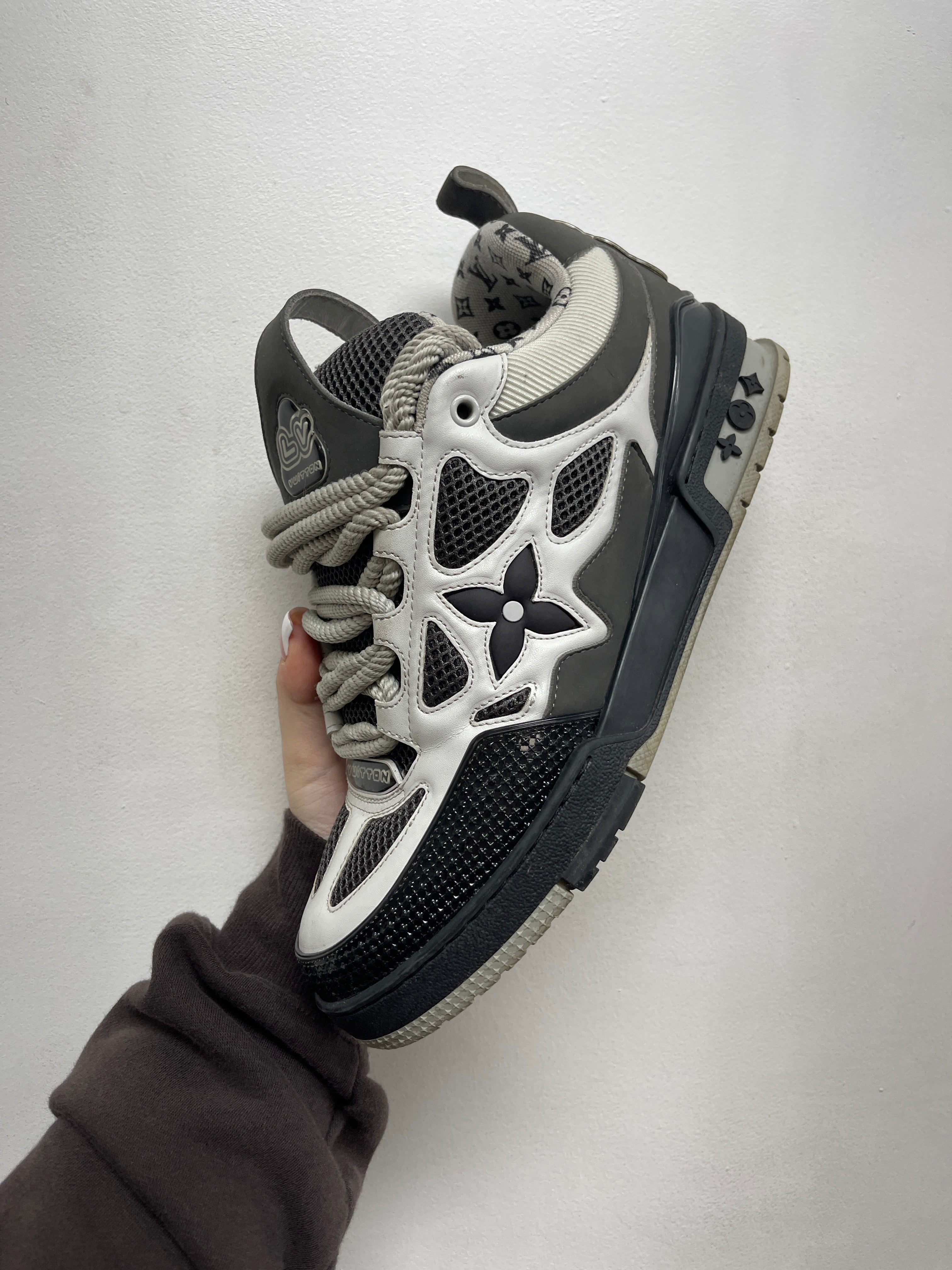 Louis Vuitton Grey Skate Sneakers