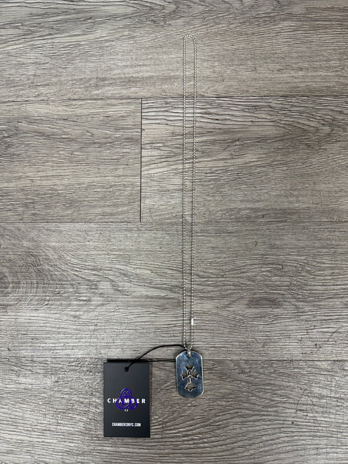 Chrome Hearts .925 Silver Dagger Cross Pendant With Chain Accessories
