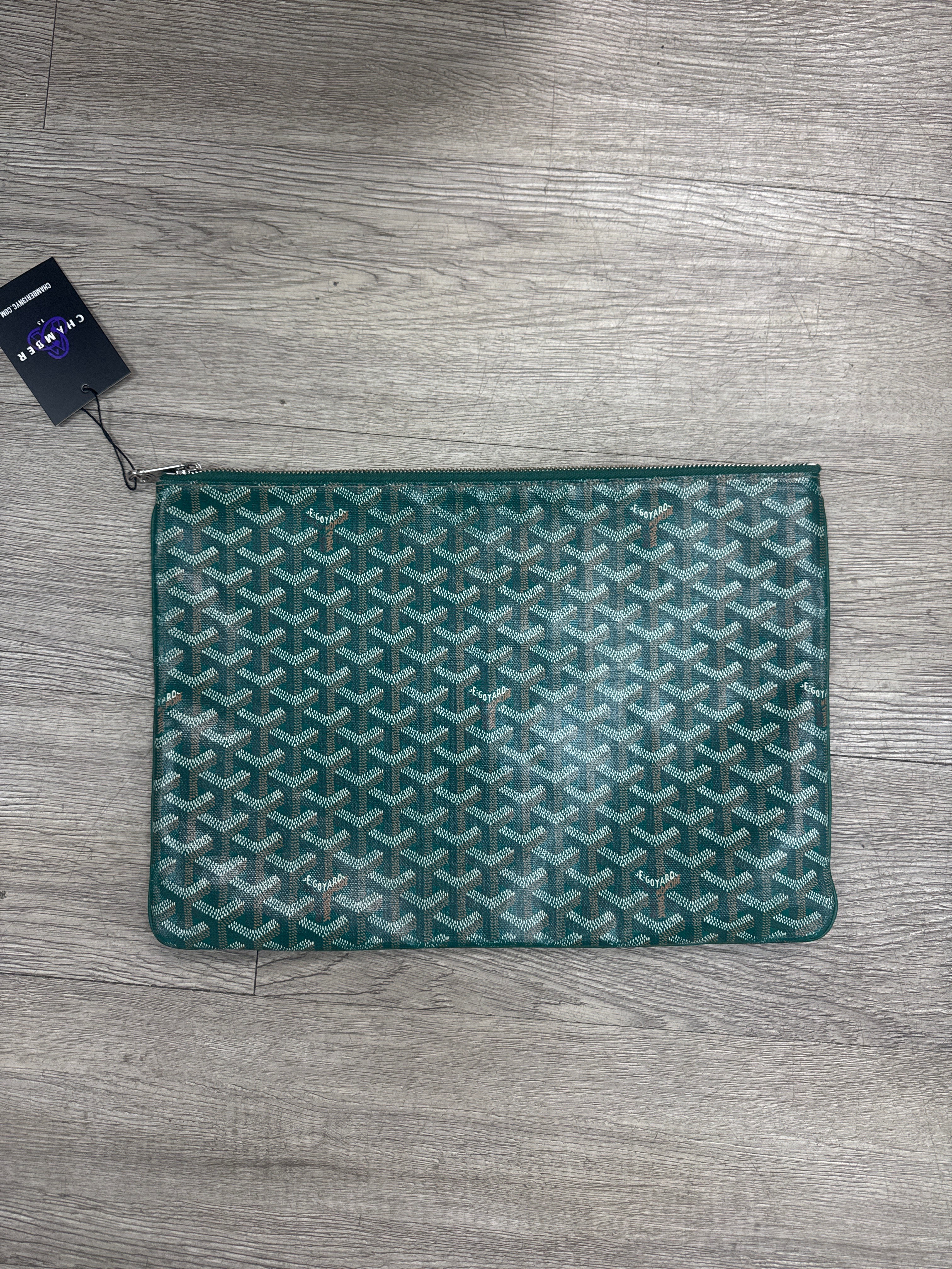 Goyard Green Senat Pouch