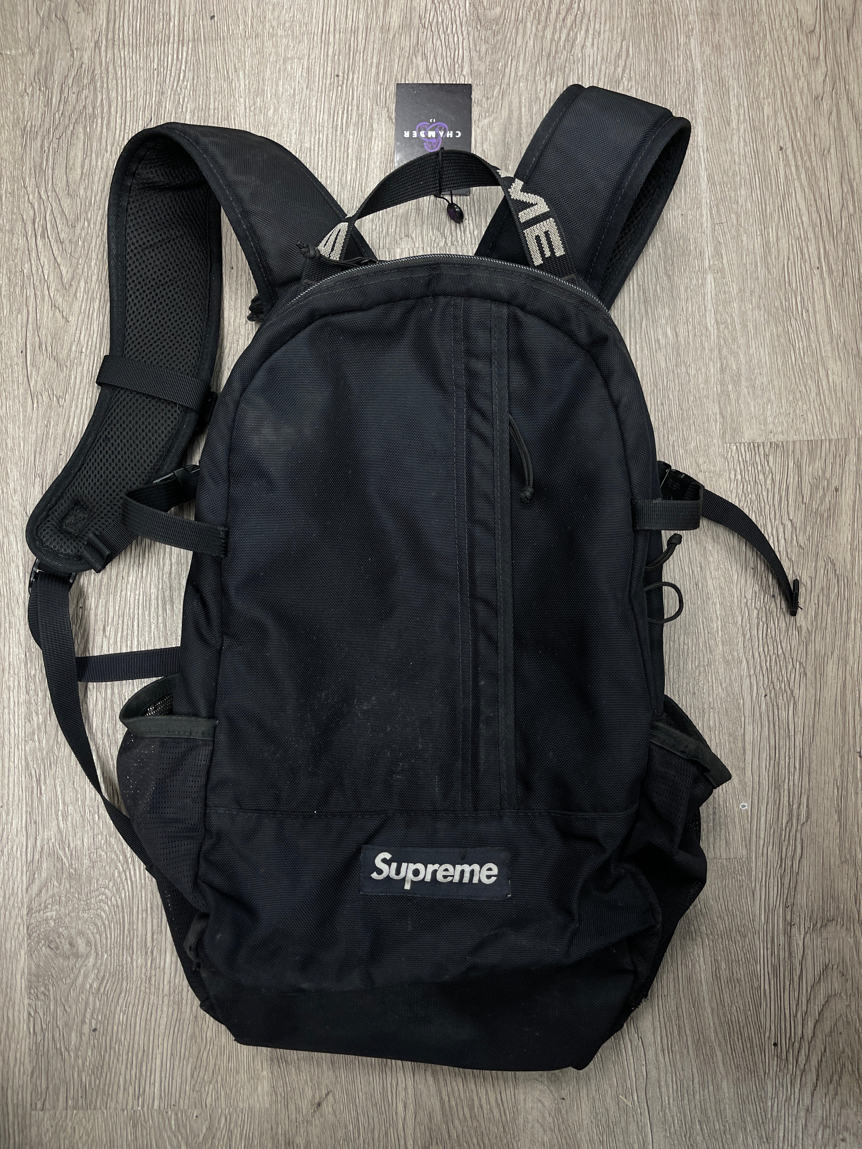 Supreme Bookbag Black Book Bag