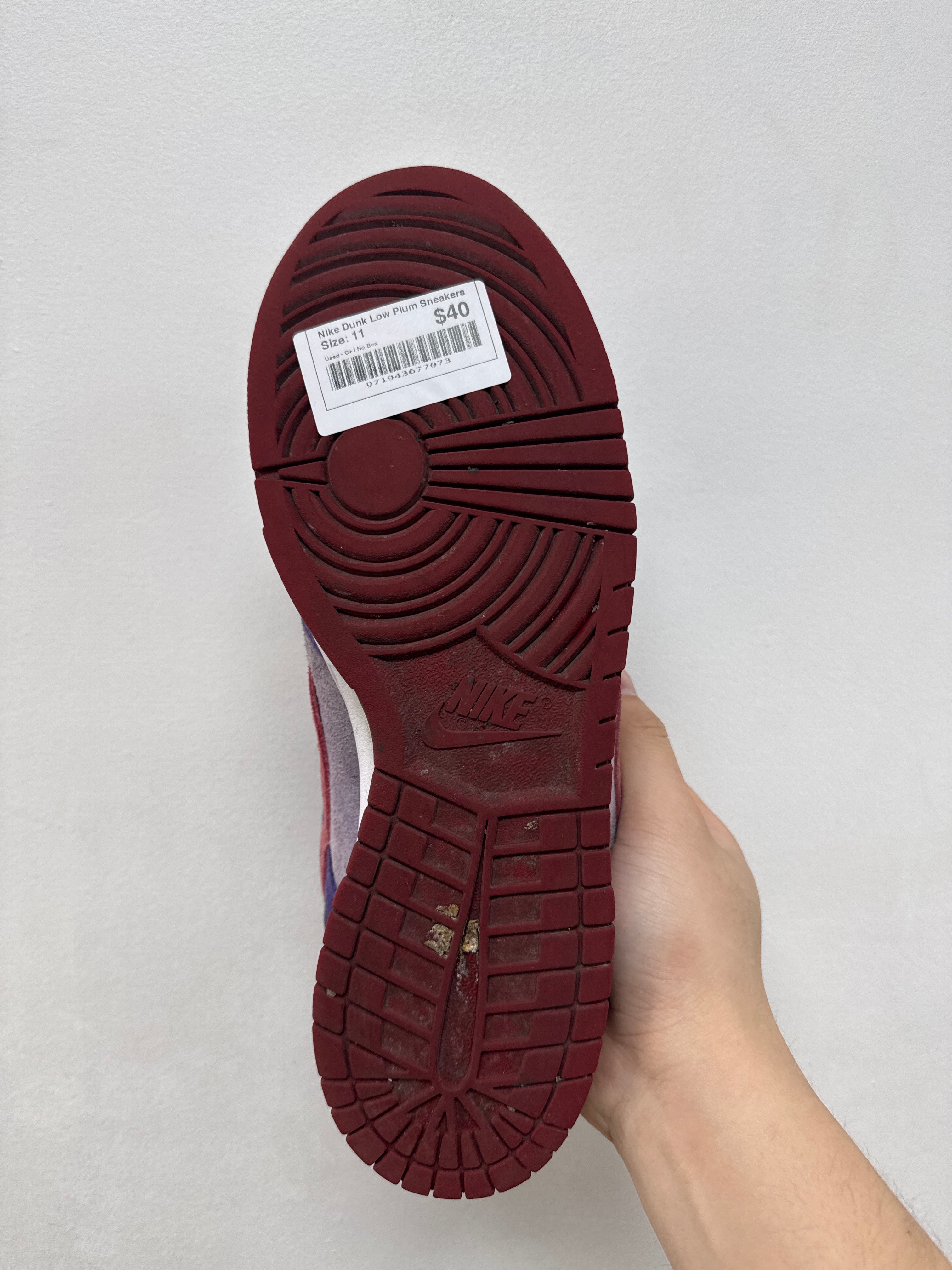 Nike Dunk Low Plum Sneakers