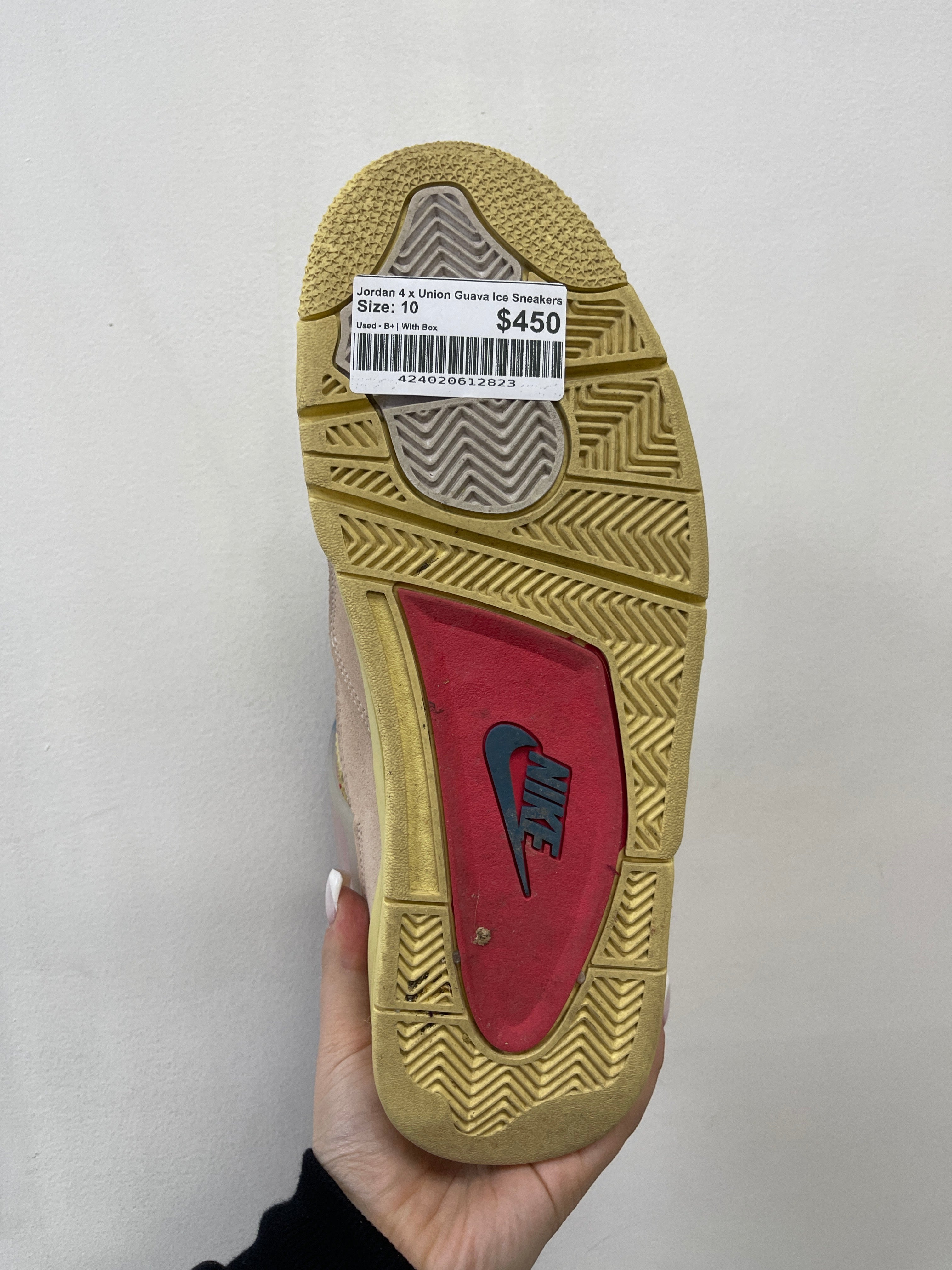 Jordan 4 x Union Guava Ice Sneakers