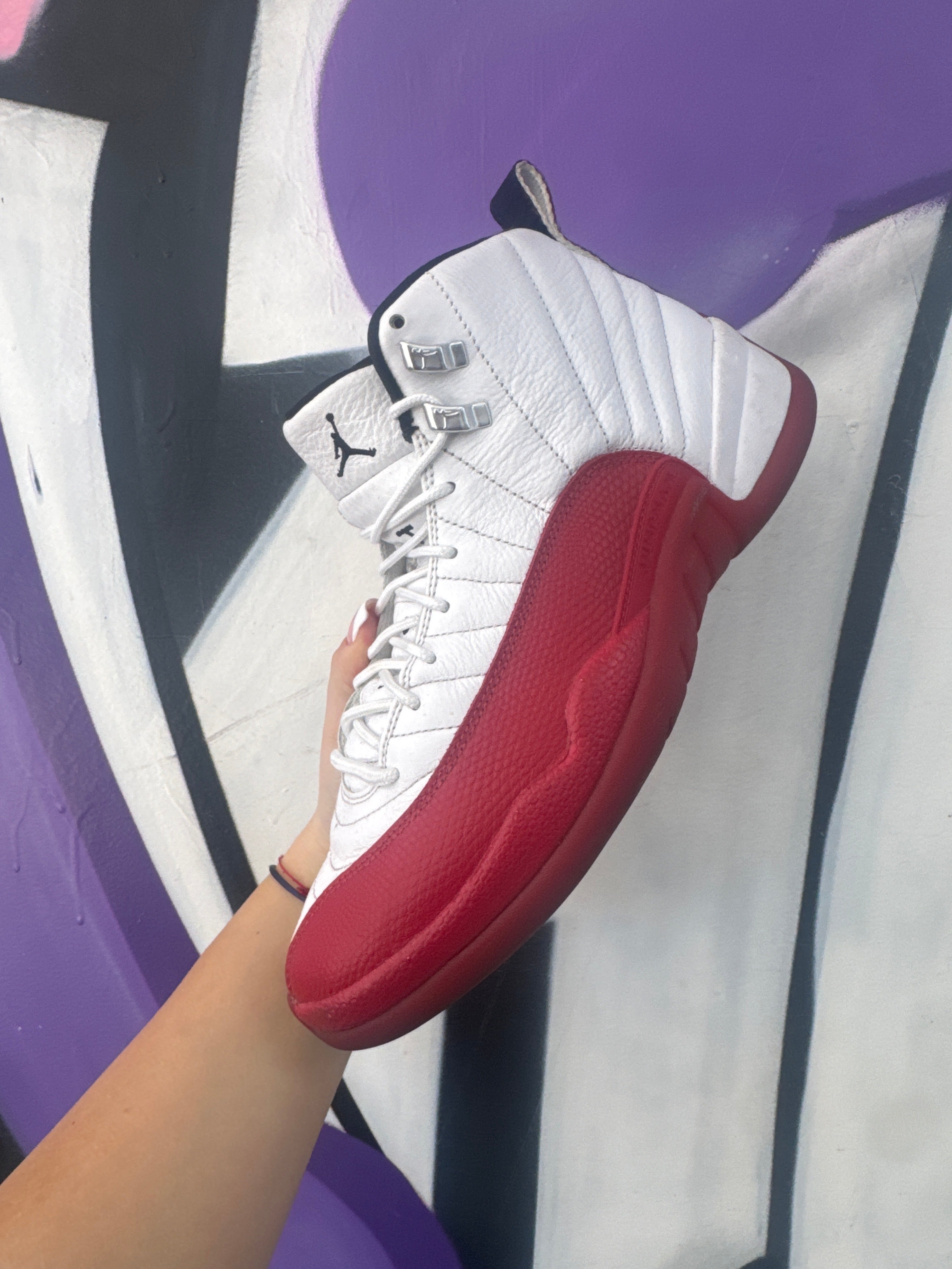 Jordan 12 Cherry Sneakers