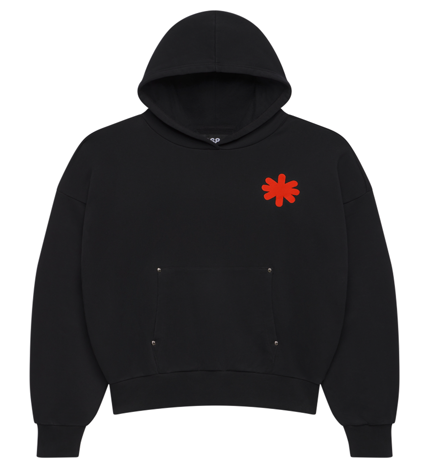 LOST SHDWS Single Layered Classic Black & Red Hoodie