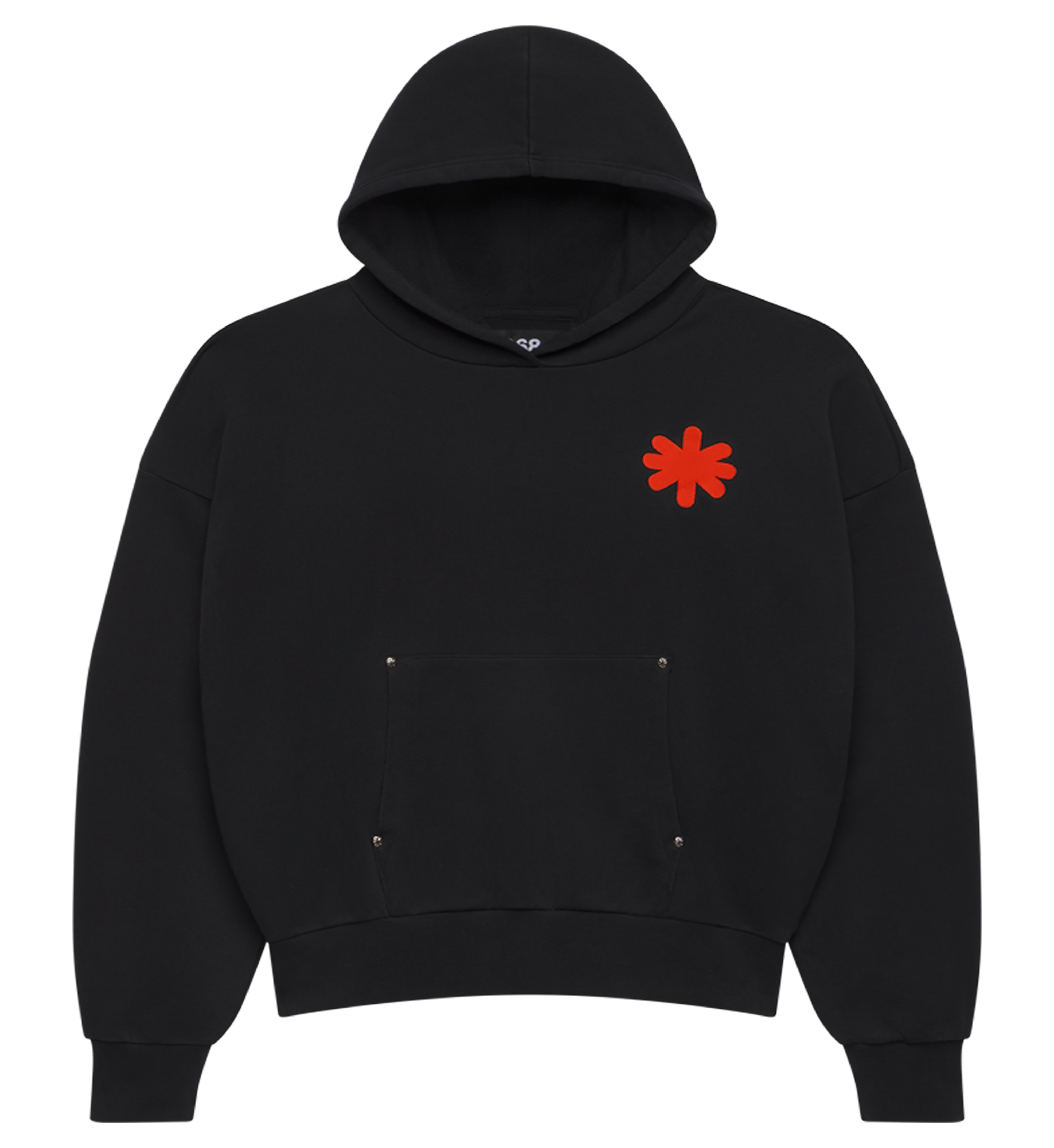LOST SHDWS Single Layered Classic Black & Red Hoodie