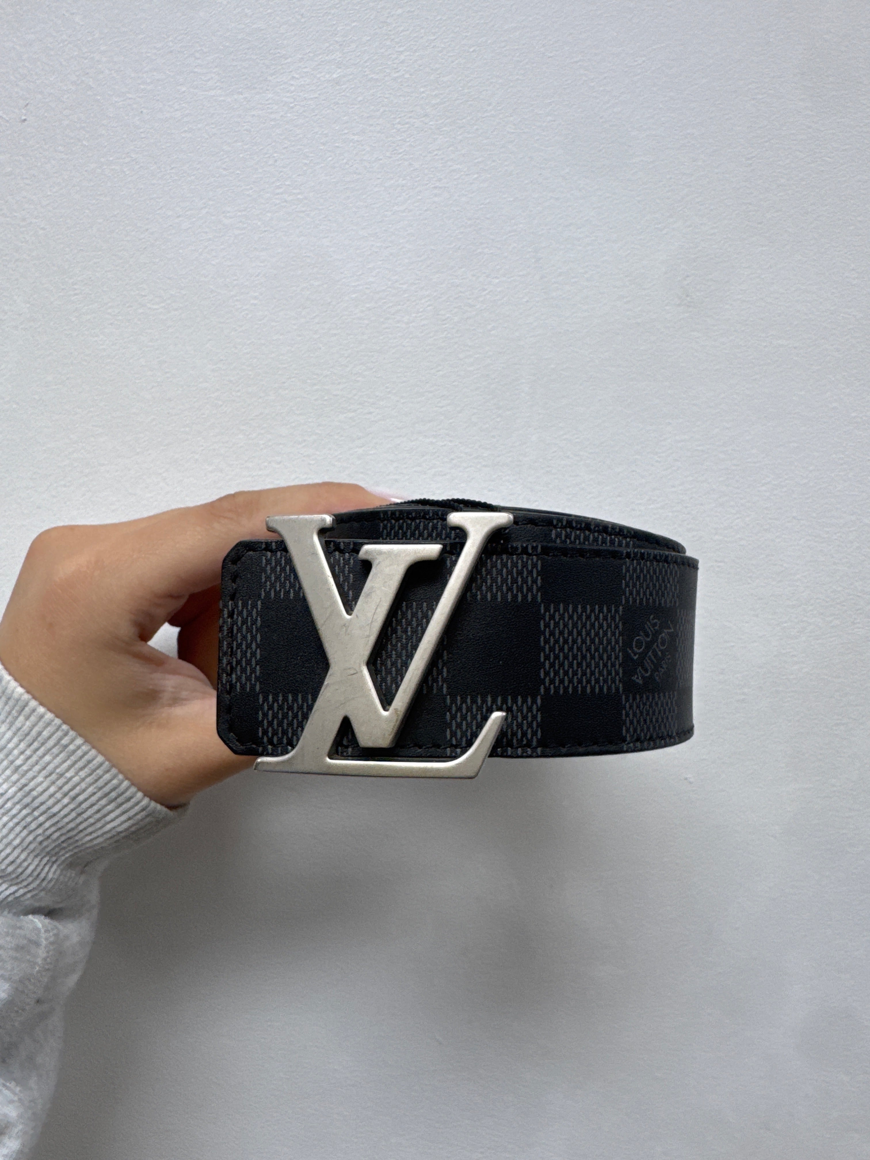 Louis Vuitton Black Damier (90) Belt
