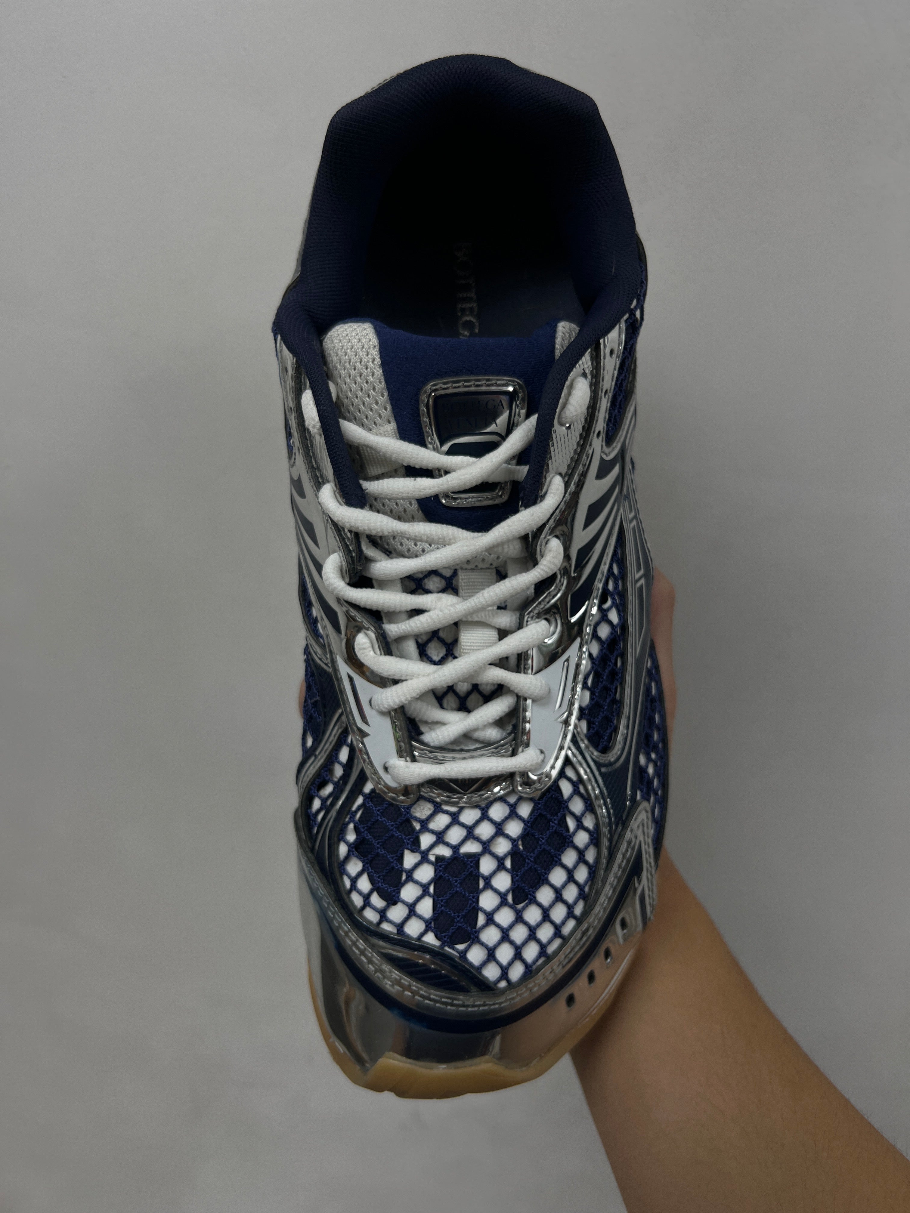 Bottega Veneta Navy Orbit Sneakers