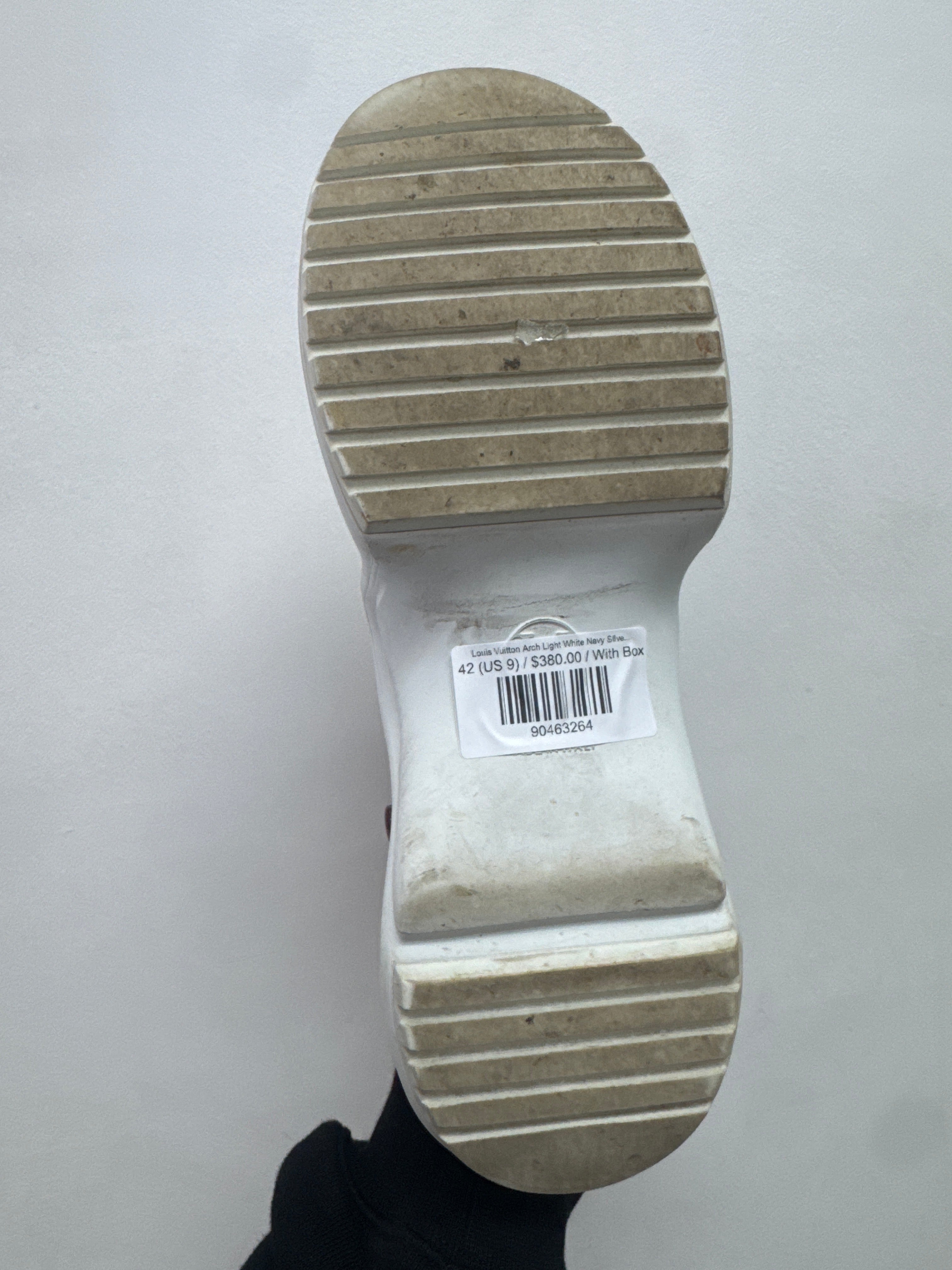 Louis Vuitton Arch Light White Navy SIlver Sneakers