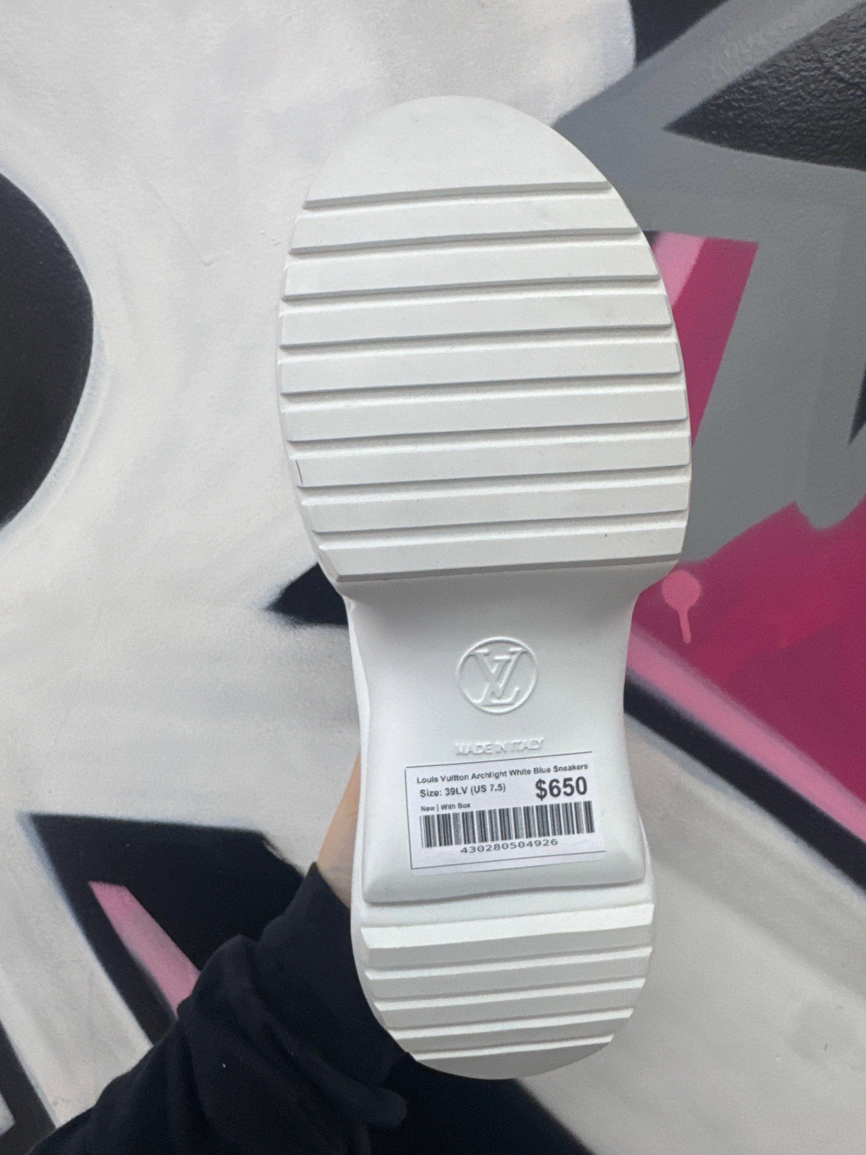 Louis Vuitton Archlight White Blue Sneakers