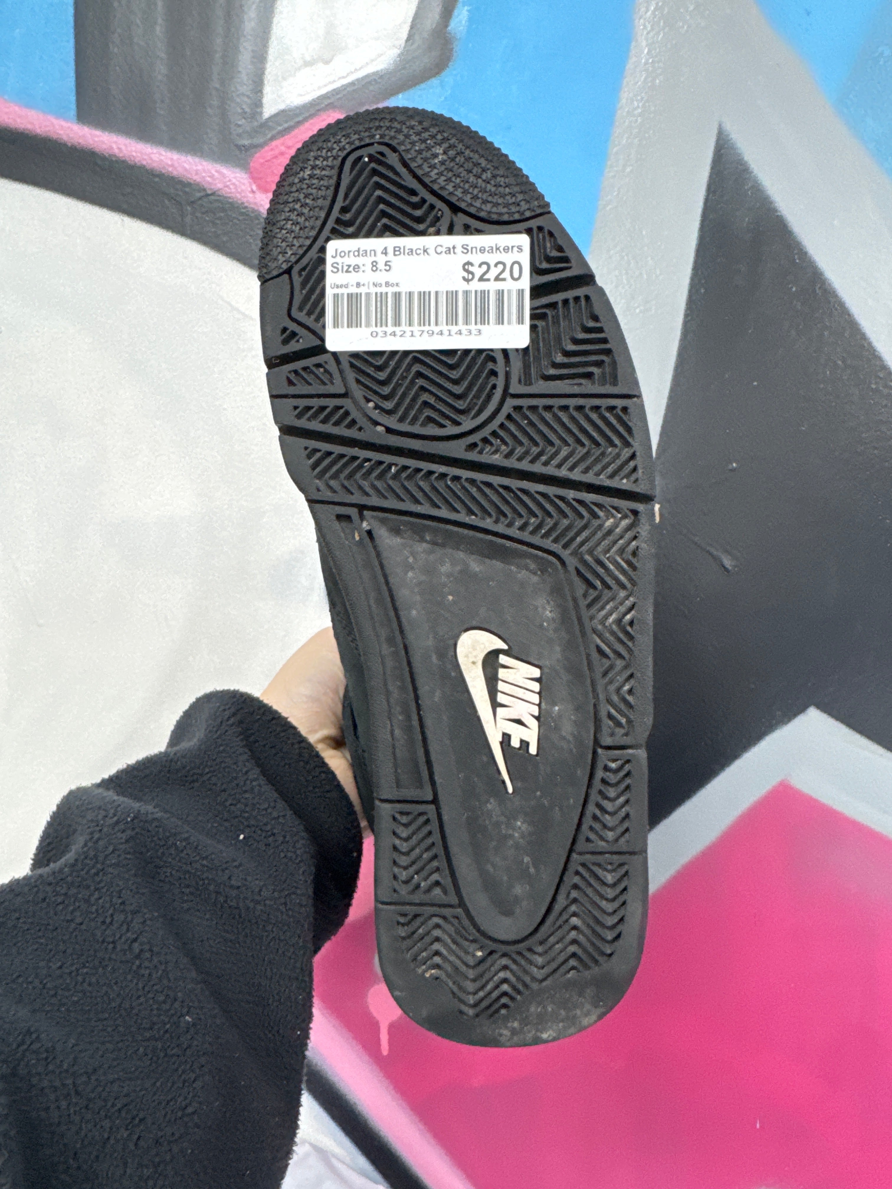 Jordan 4 Black Cat Sneakers