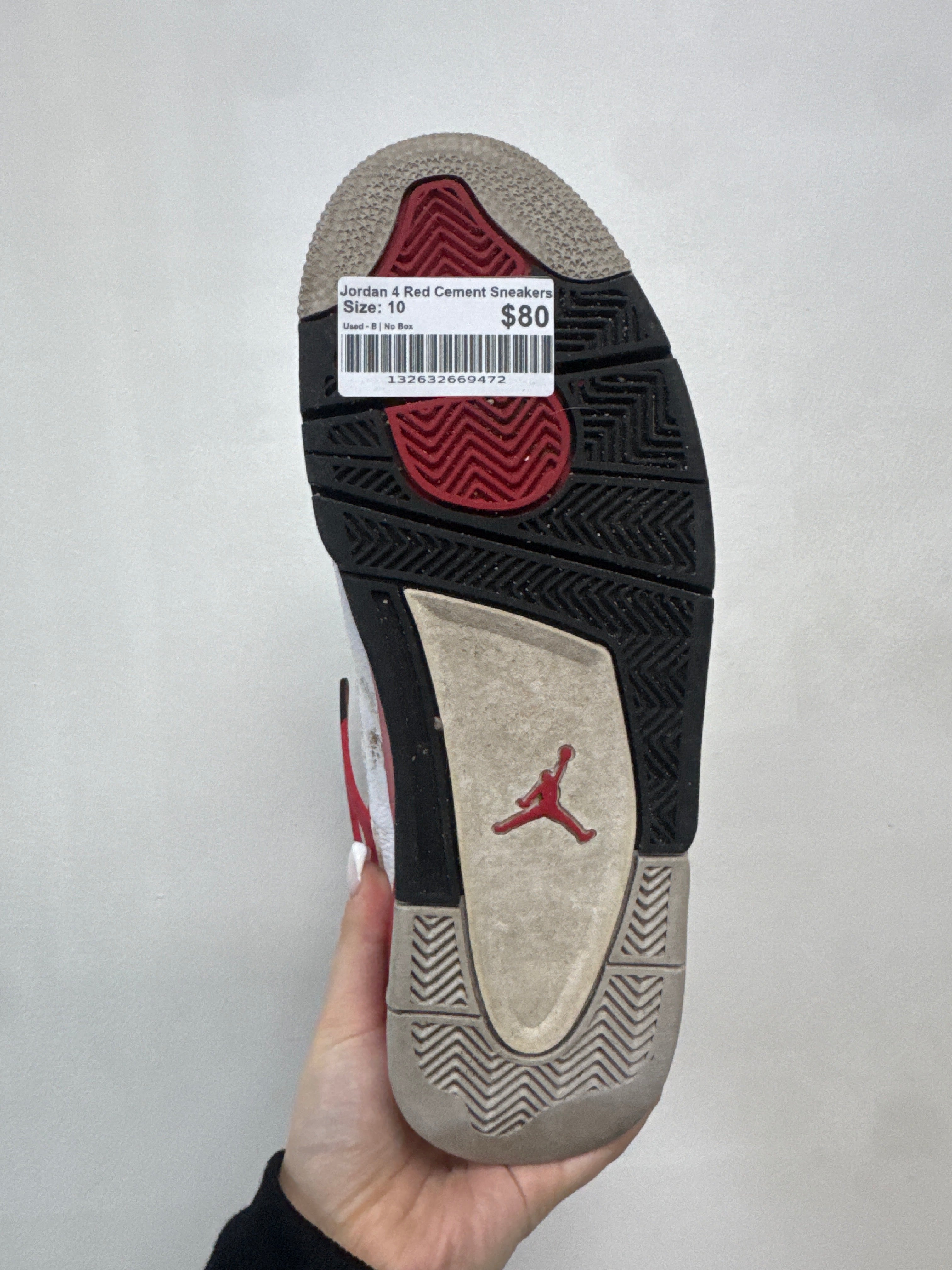 Jordan 4 Red Cement Sneakers