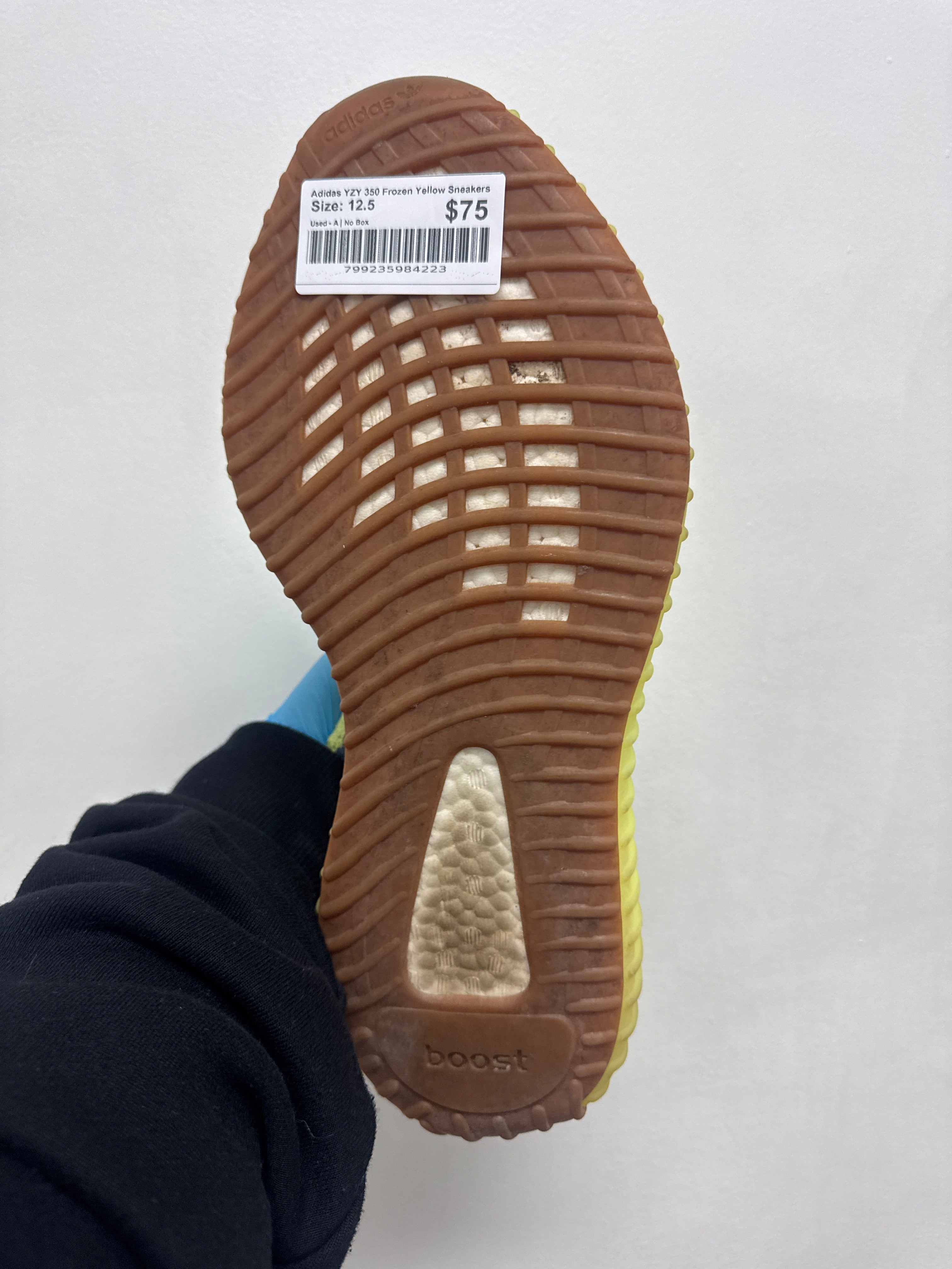 Adidas YZY 350 Frozen Yellow Sneakers