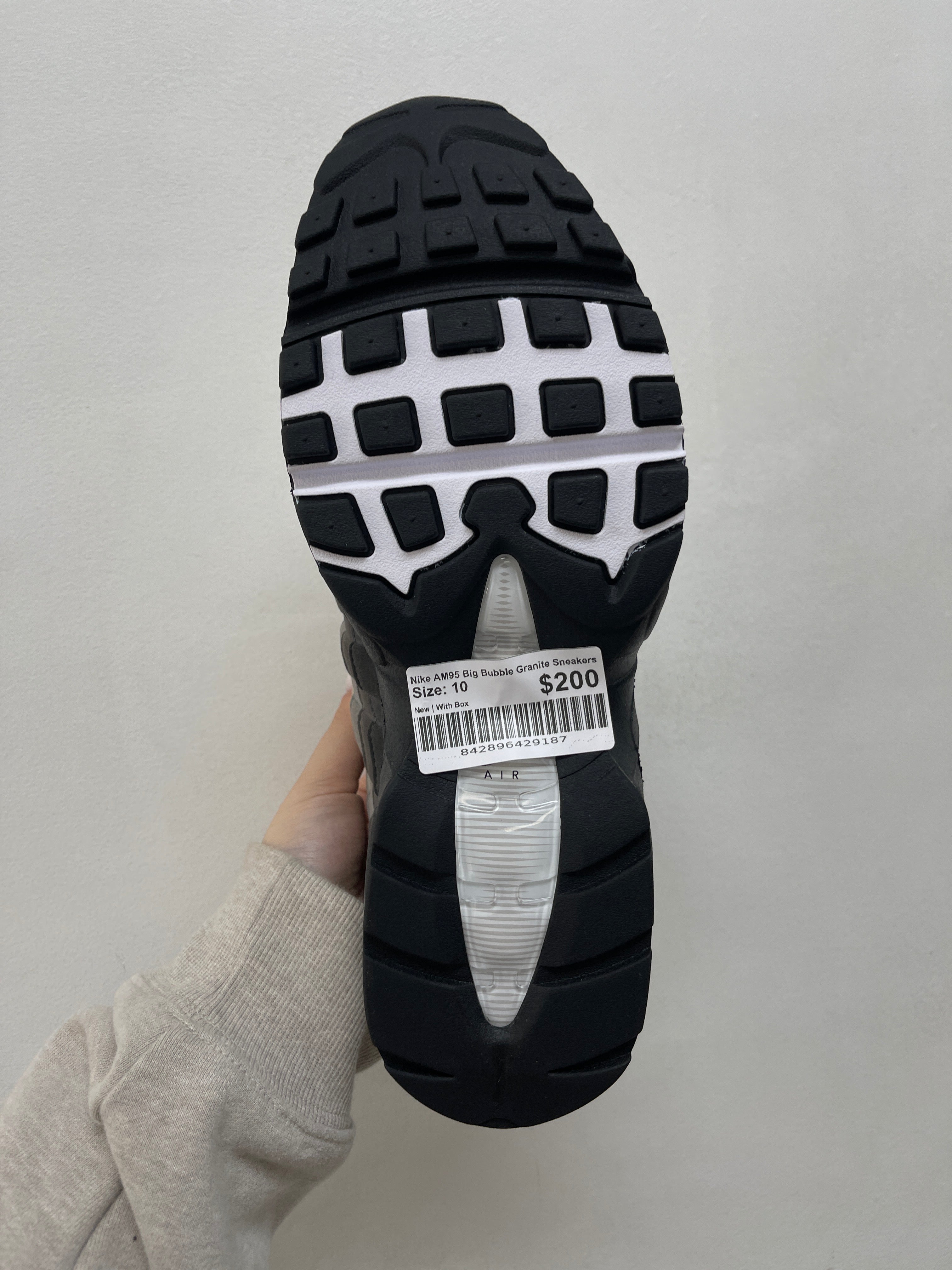 Nike AM95 Big Bubble Granite Sneakers