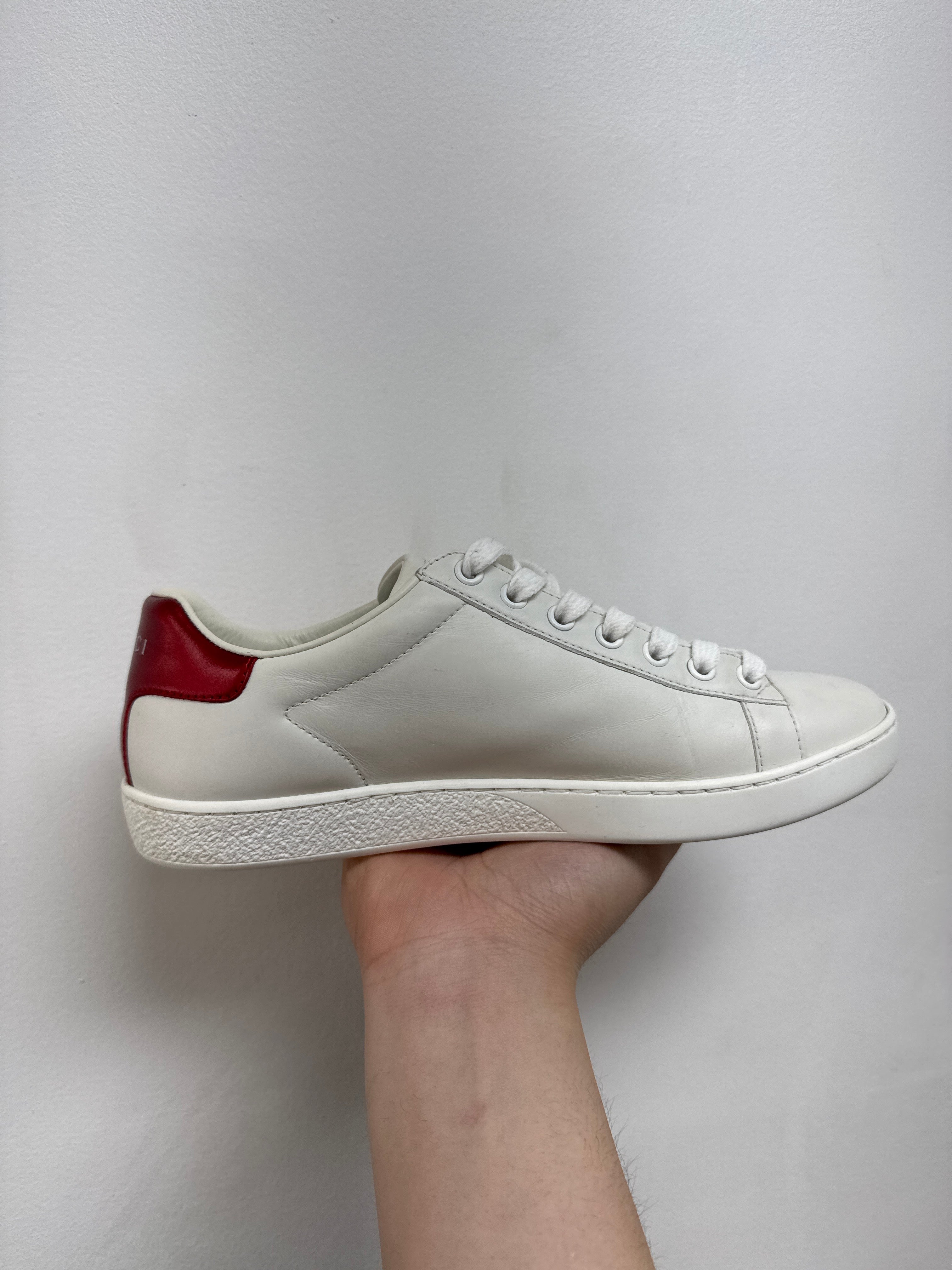 Gucci White Interlocking G Ace Sneakers