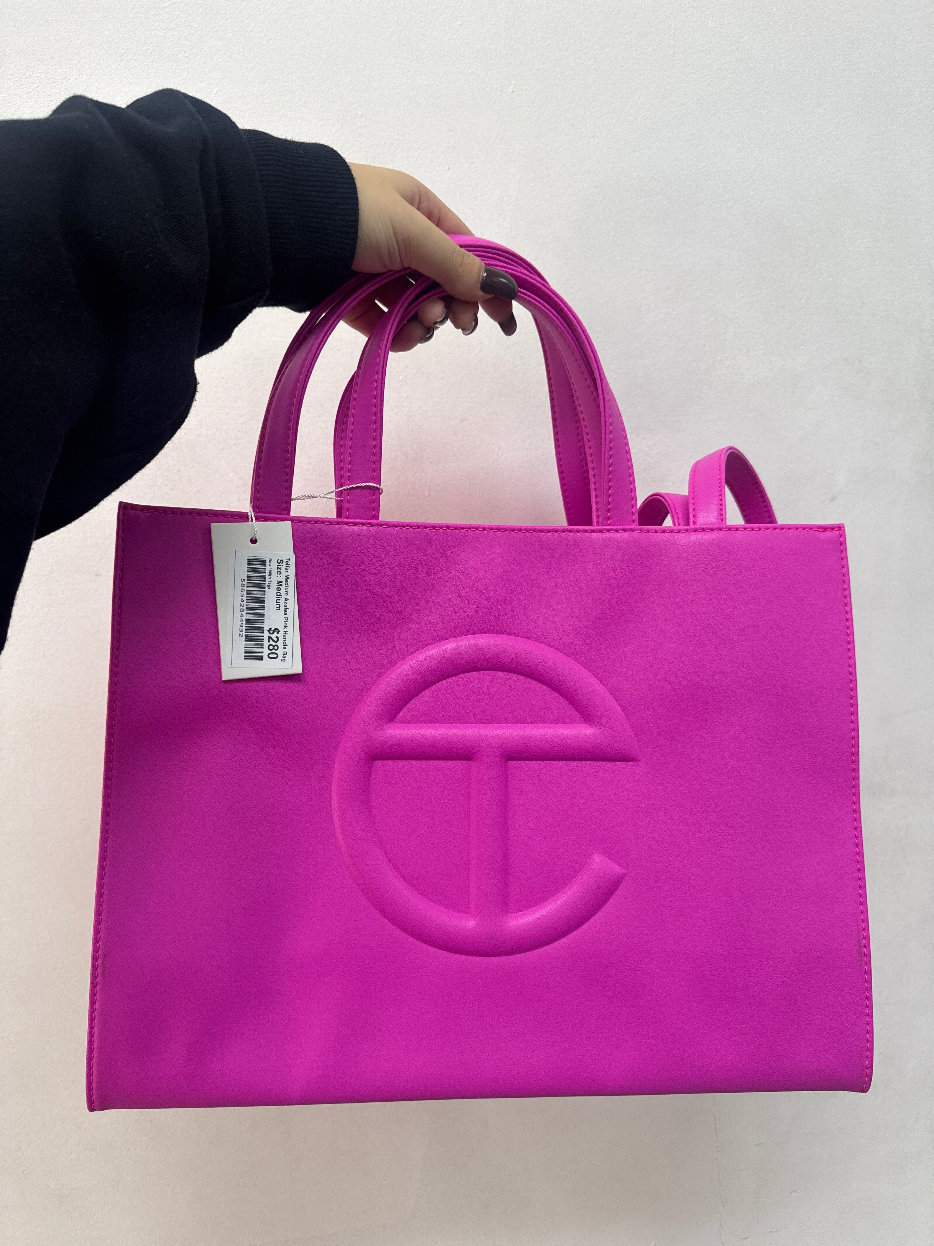 Telfar Medium Azalea Pink Handle Bag