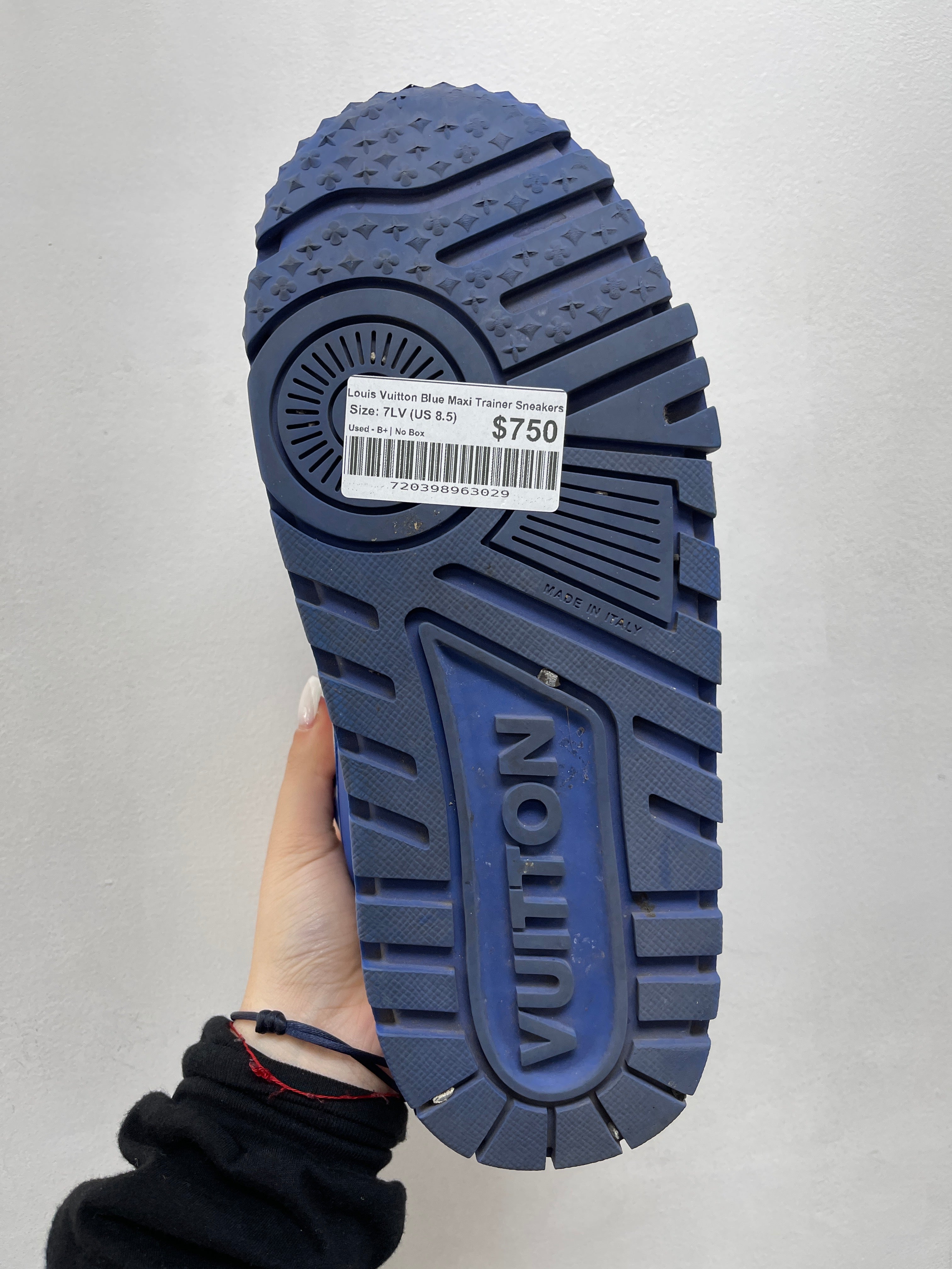 Louis Vuitton Blue Maxi Trainer Sneakers