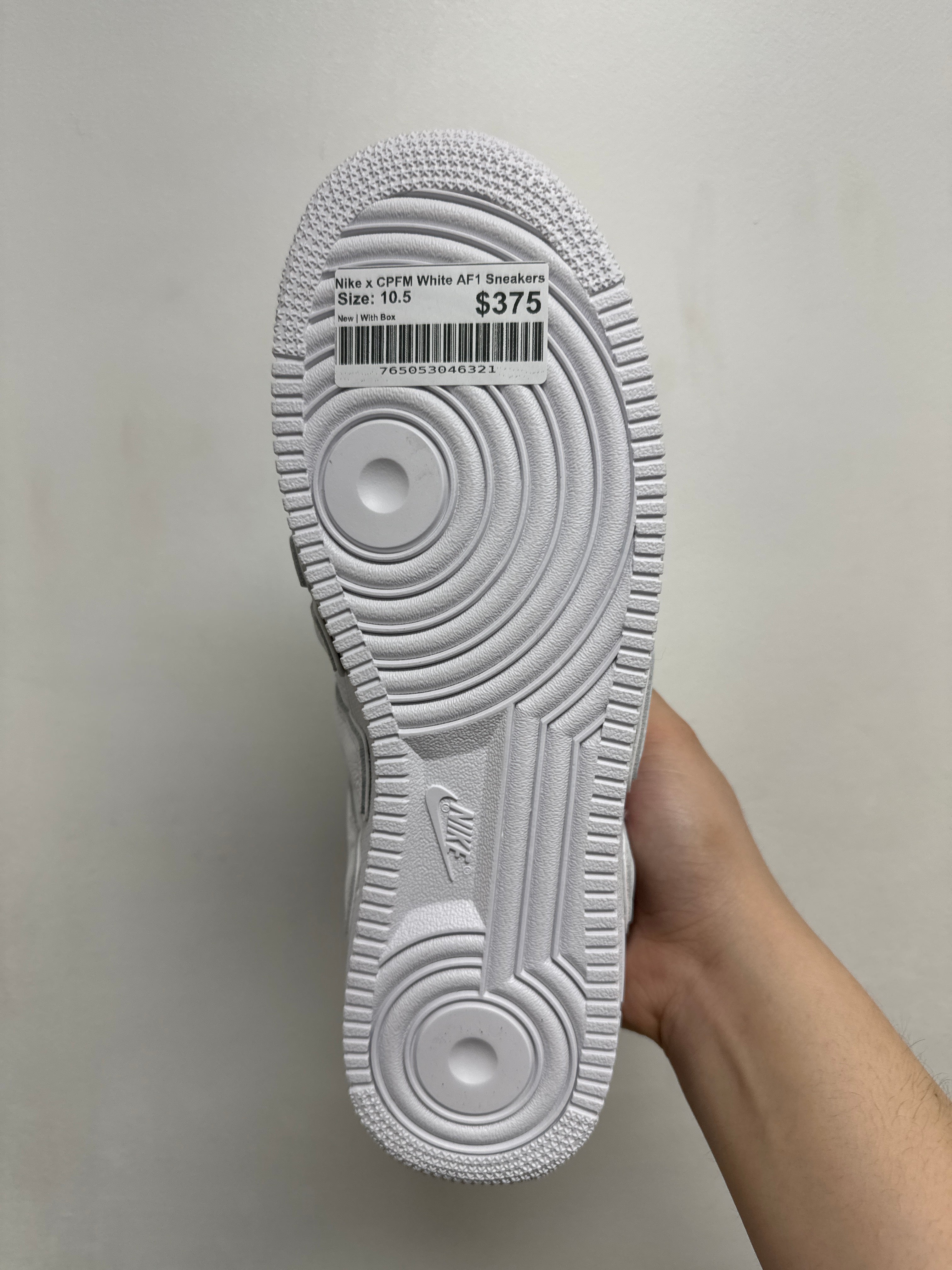 Nike x CPFM White AF1 Sneakers