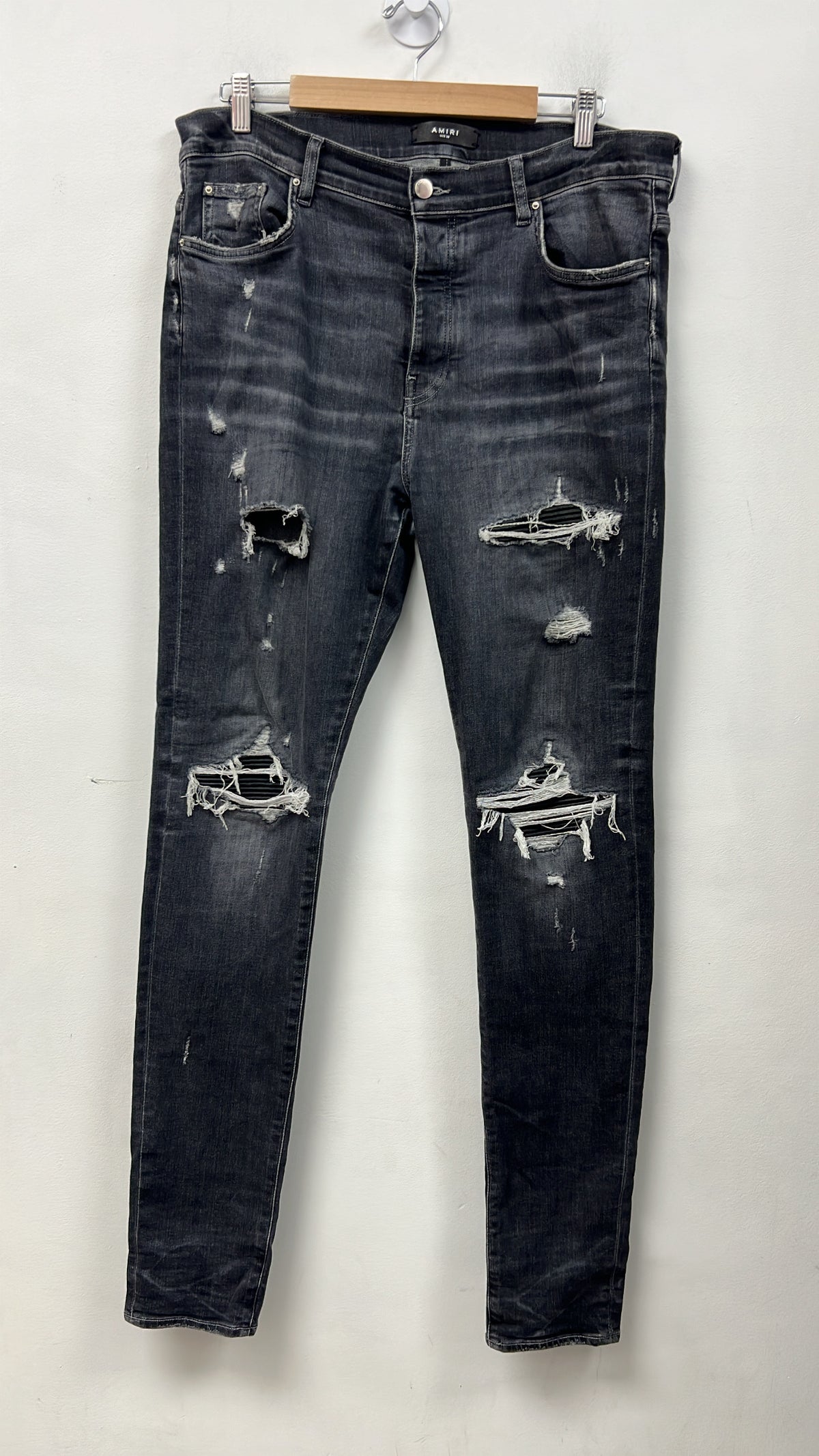 Amiri MX1 Grey Black Jeans