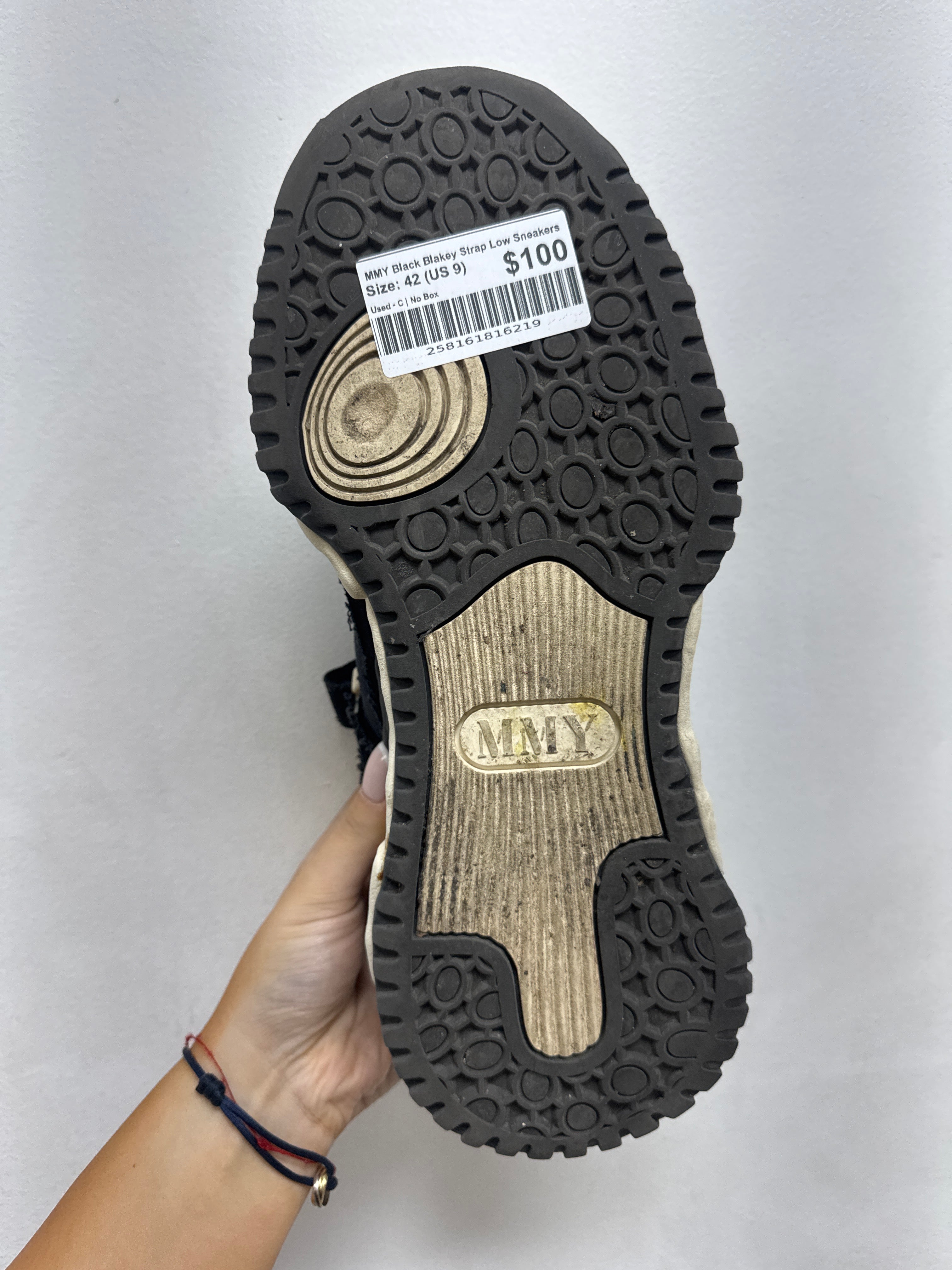 MMY Black Blakey Strap Low Sneakers