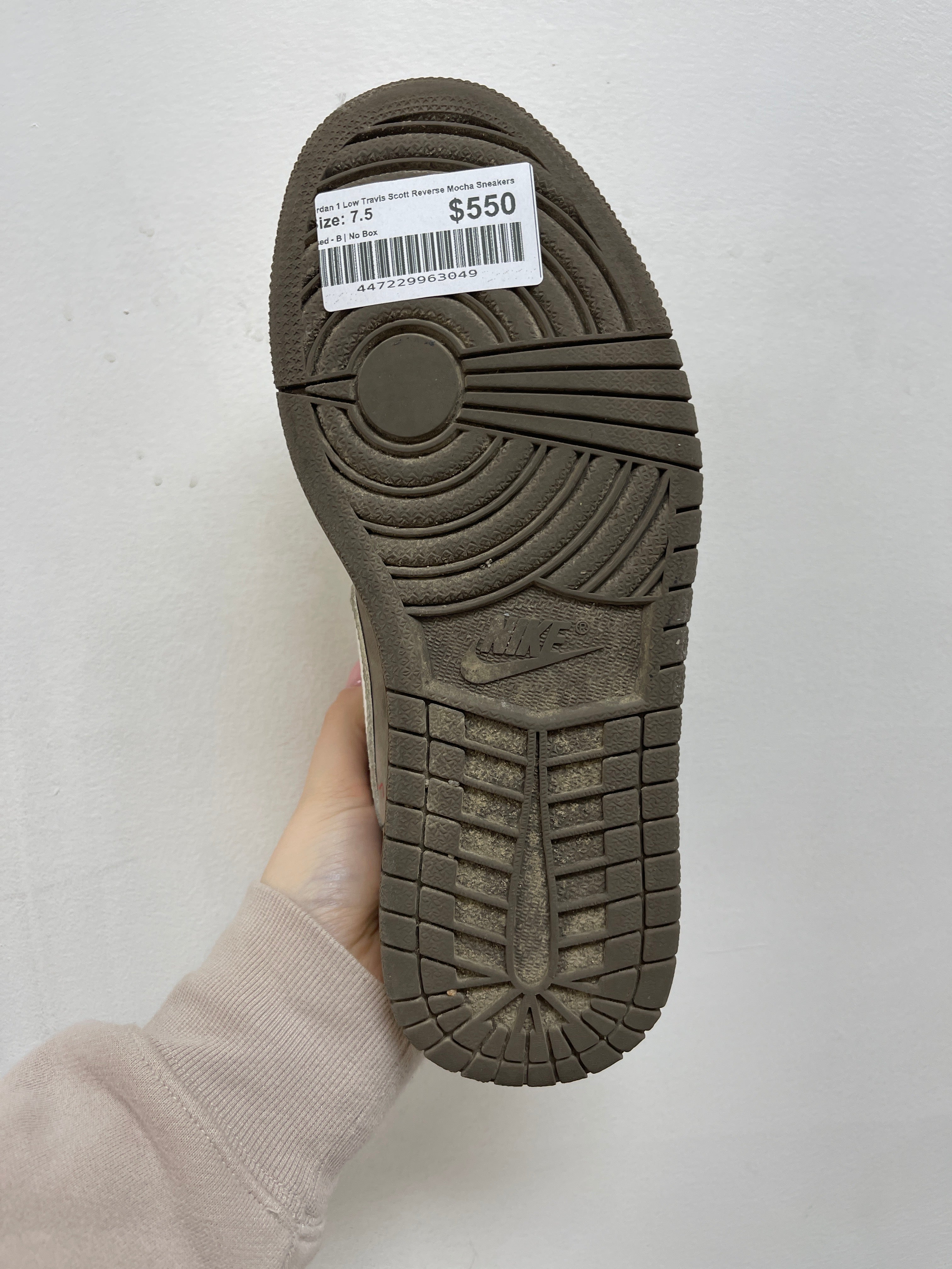 Jordan 1 Low Travis Scott Reverse Mocha Sneakers