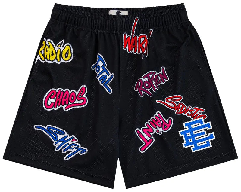 Matty Boy x Eric Emanuel All Over Black Shorts